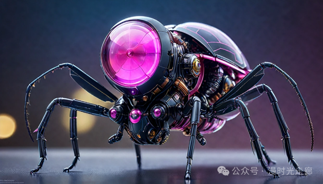 探索未来世界的机械昆虫 赛博朋克的独特魅力(2)粉色系昆虫