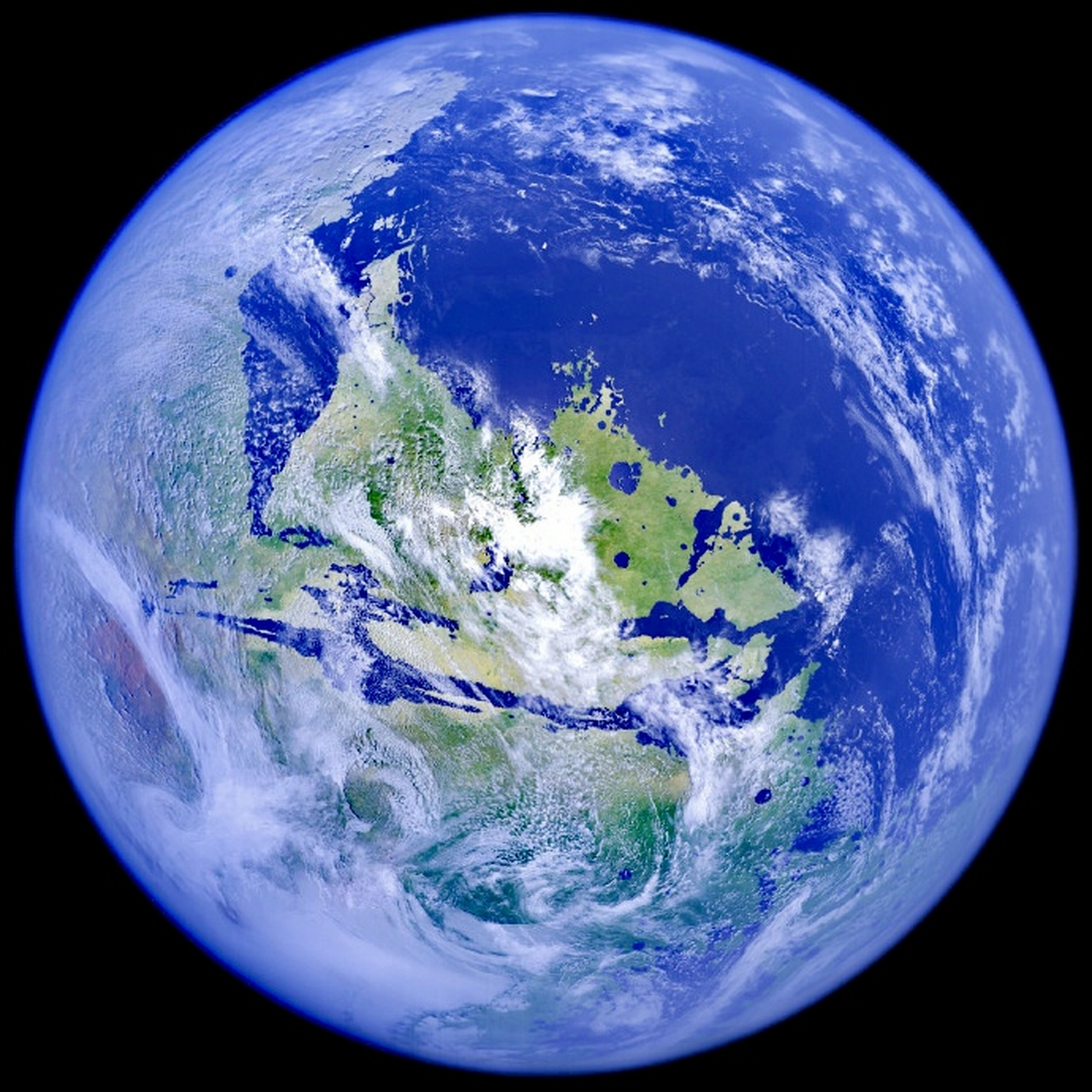 科学家复原的不同时期火星的图片,火星在40亿年前可能和现在的地球一