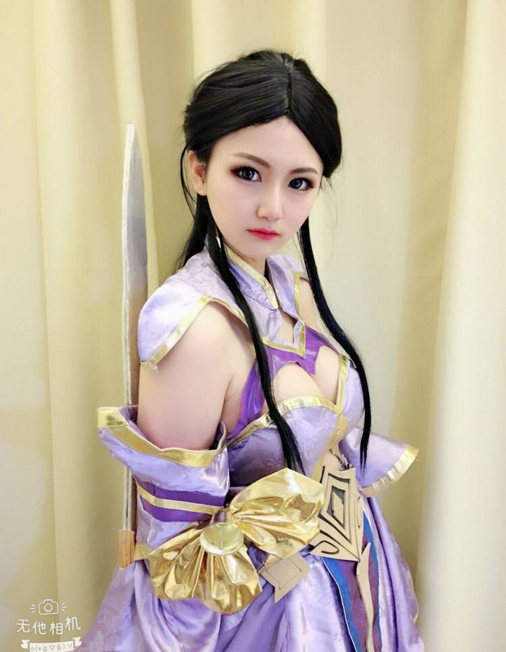 大眼睛的乖张女神,《王者荣耀》紫霞仙子cos欣赏!