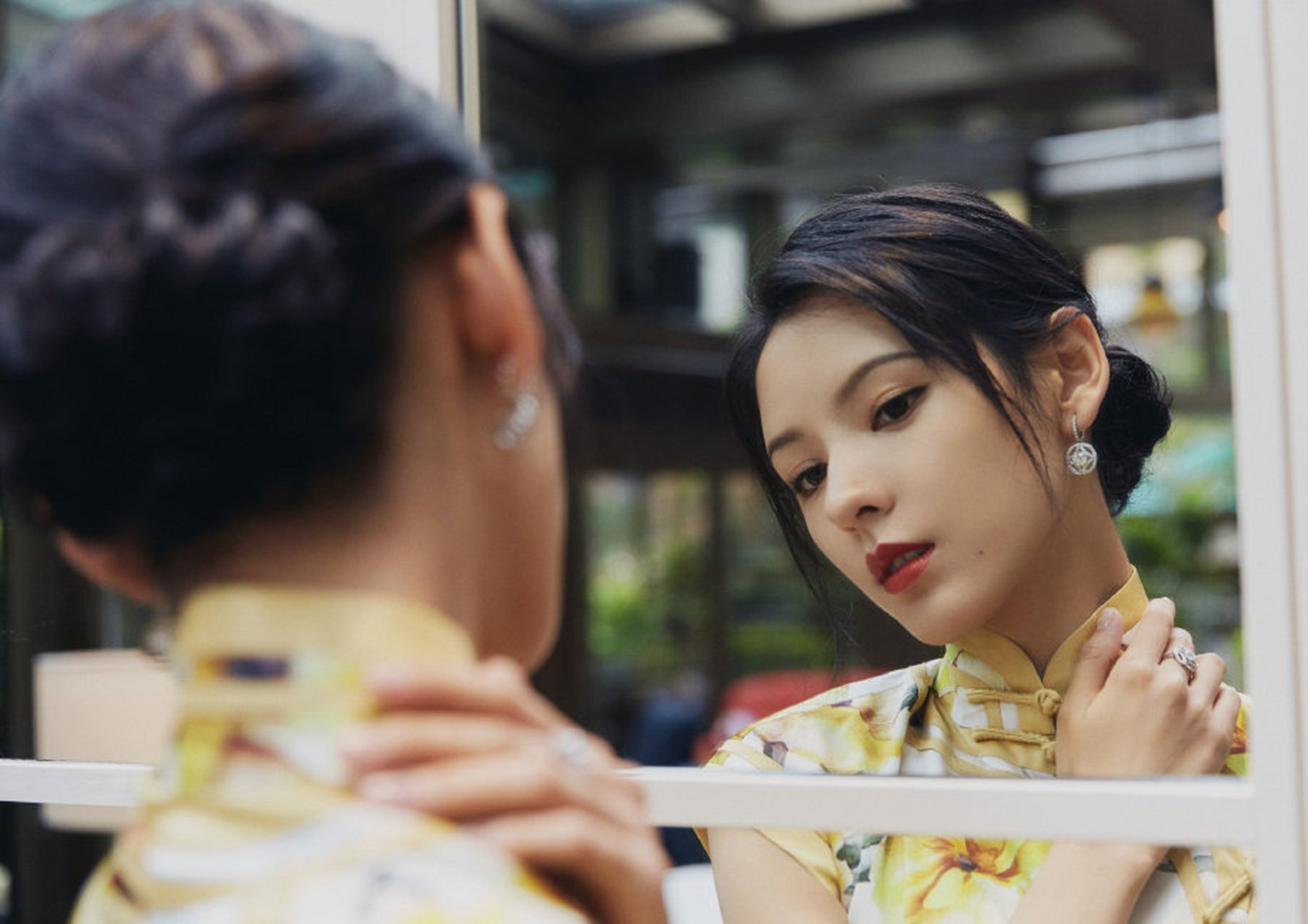 张予曦吧台复古旗袍民国风采秀