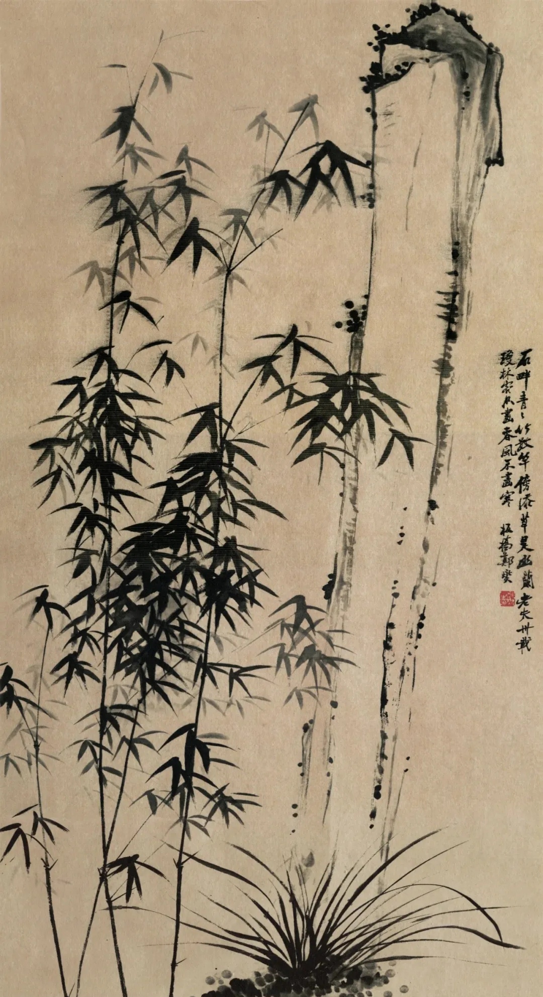高洁的人格,竹子成为文人诗书画中的常见题材——古今名家画竹作品