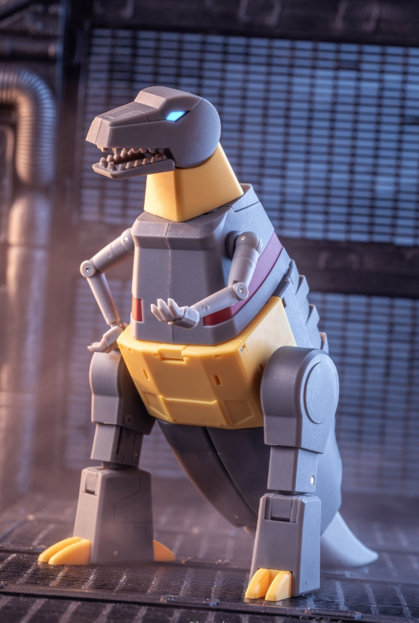 模型欣赏:ms-toys 魔方 机器恐龙 钢索,他是第一批制造出来的机器恐龙