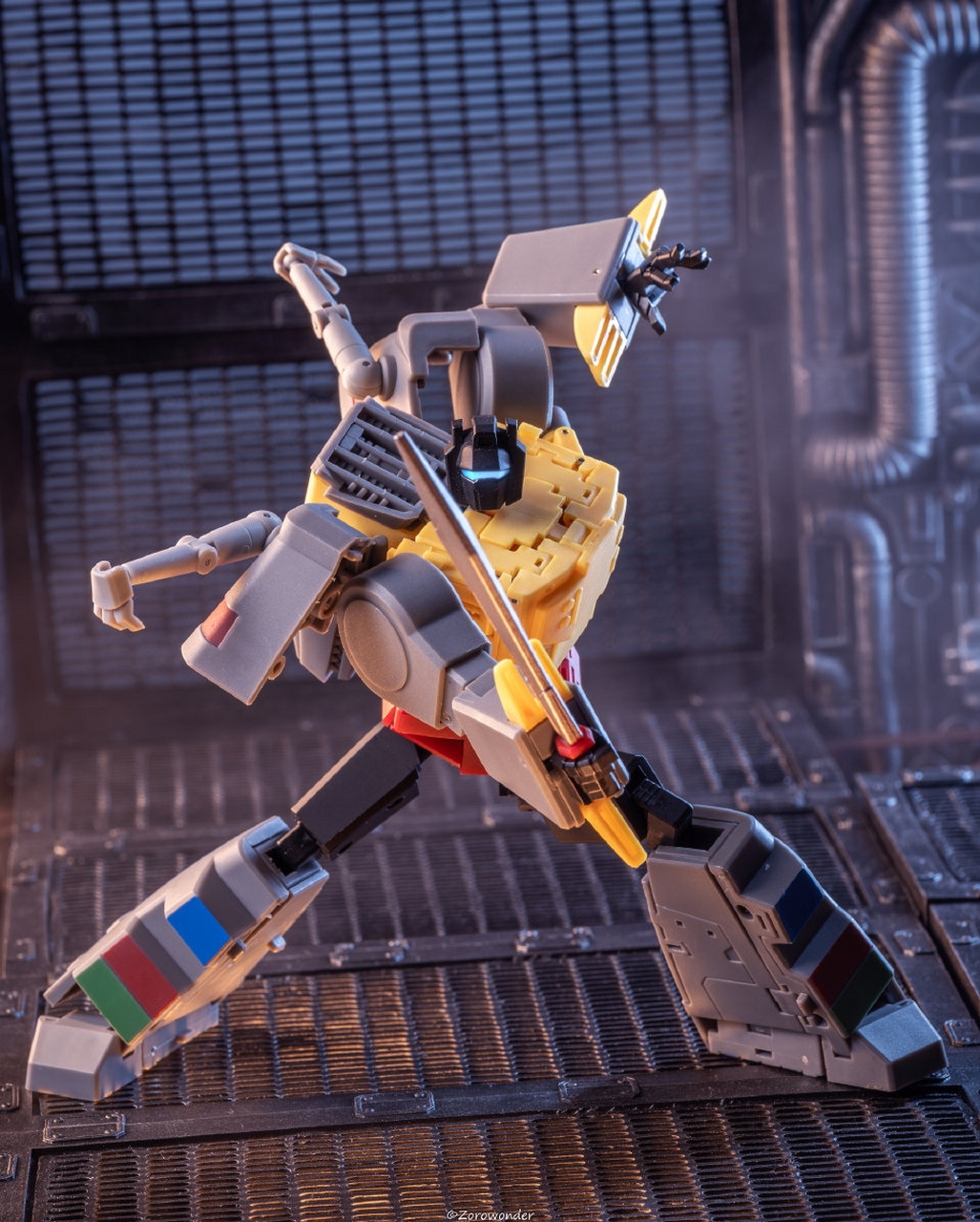 模型欣赏:ms-toys 魔方 机器恐龙 钢索,他是第一批制造出来的机器恐龙