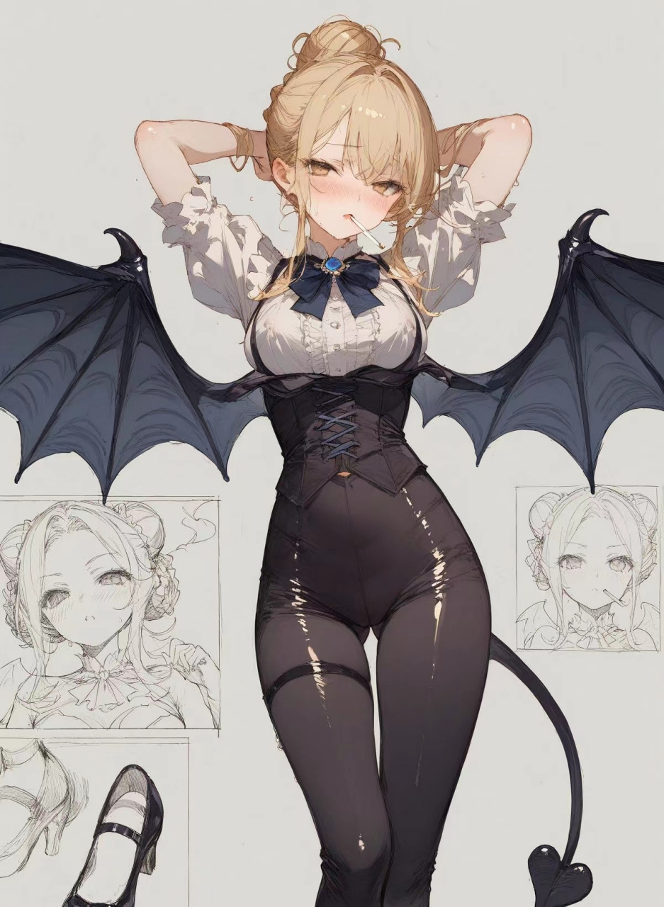 恶魔小姐姐也太美了吧#二次元