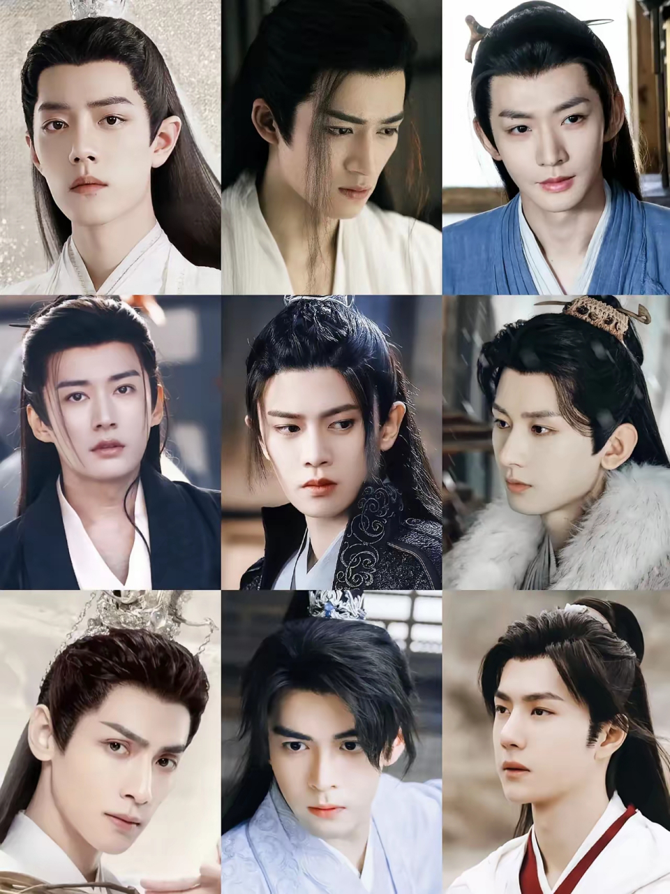 古装美男子,谁是你的男神?你选谁?