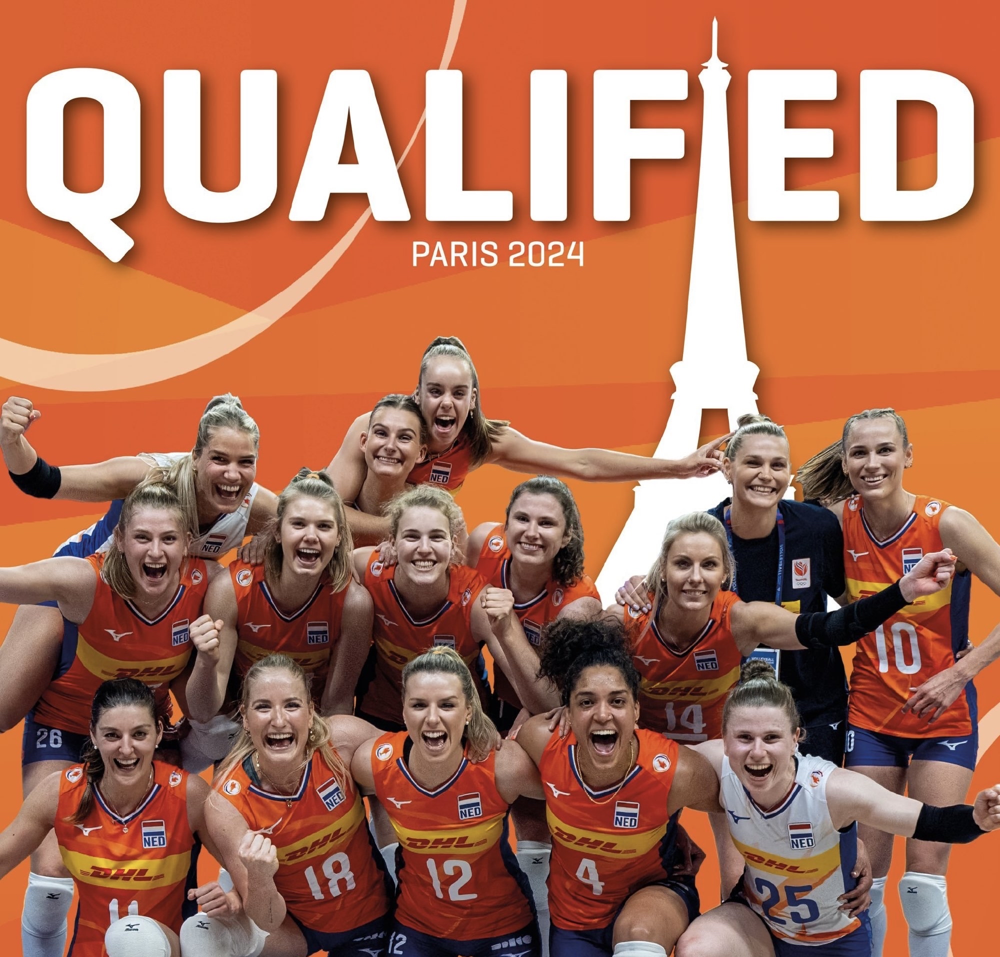 日本站,荷兰女排3-0韩国女排(25-21 25-11 25-17),荷兰女排锁定最后一