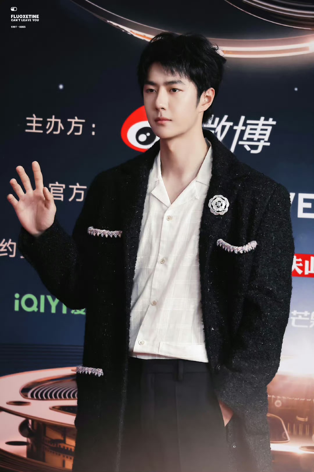 王一博微博电影之夜#  王一博 × 微博电影之夜  身穿 2024 秋冬狭行