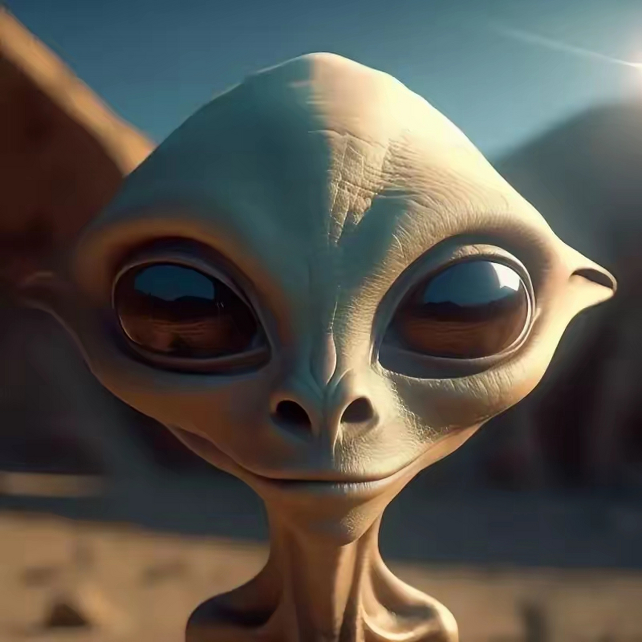 这个就是外星人吗? 为啥它有鼻子有眼? 为啥它有耳朵? 为啥它有嘴巴?