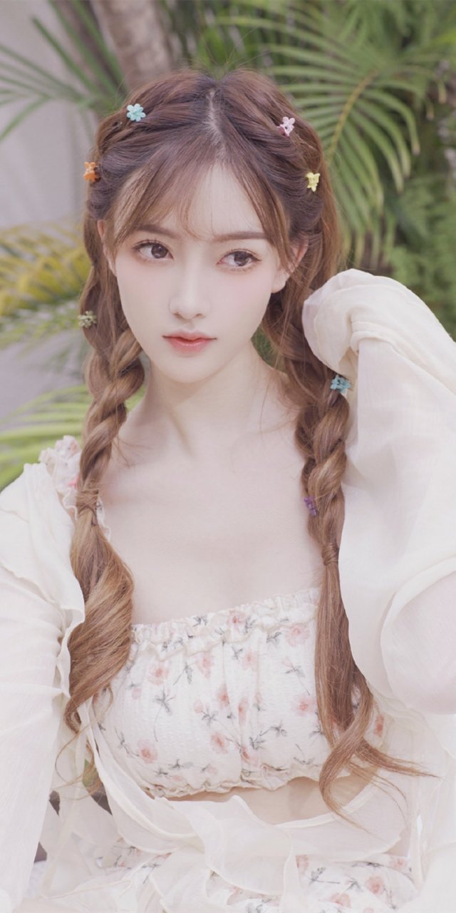 双马尾小姐姐,青春靓丽,元气满满.