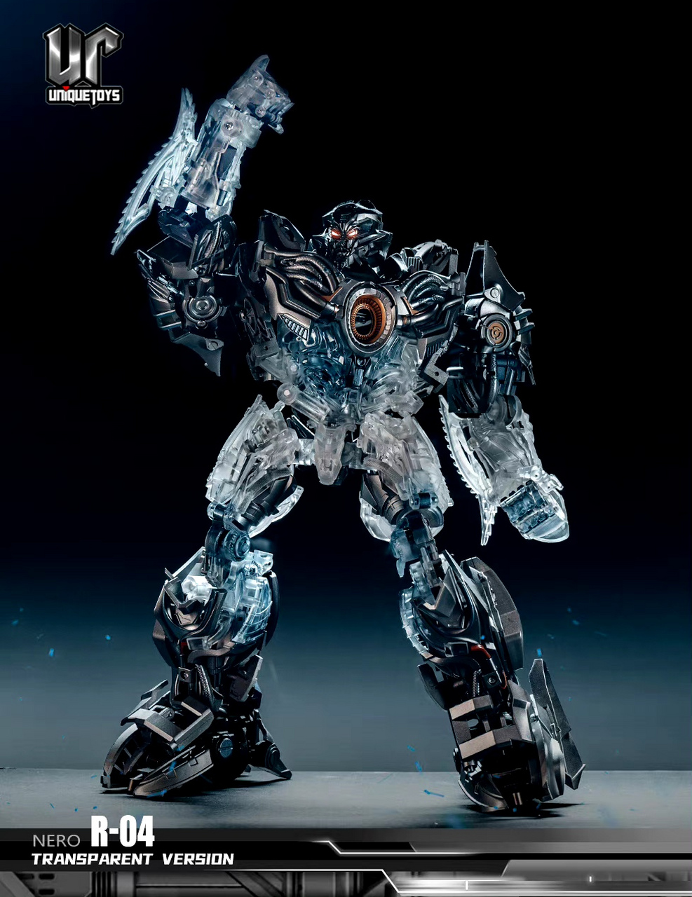 模型欣赏:uniquetoys utr04彩透版惊破天,角色出自电影《变形金刚4》