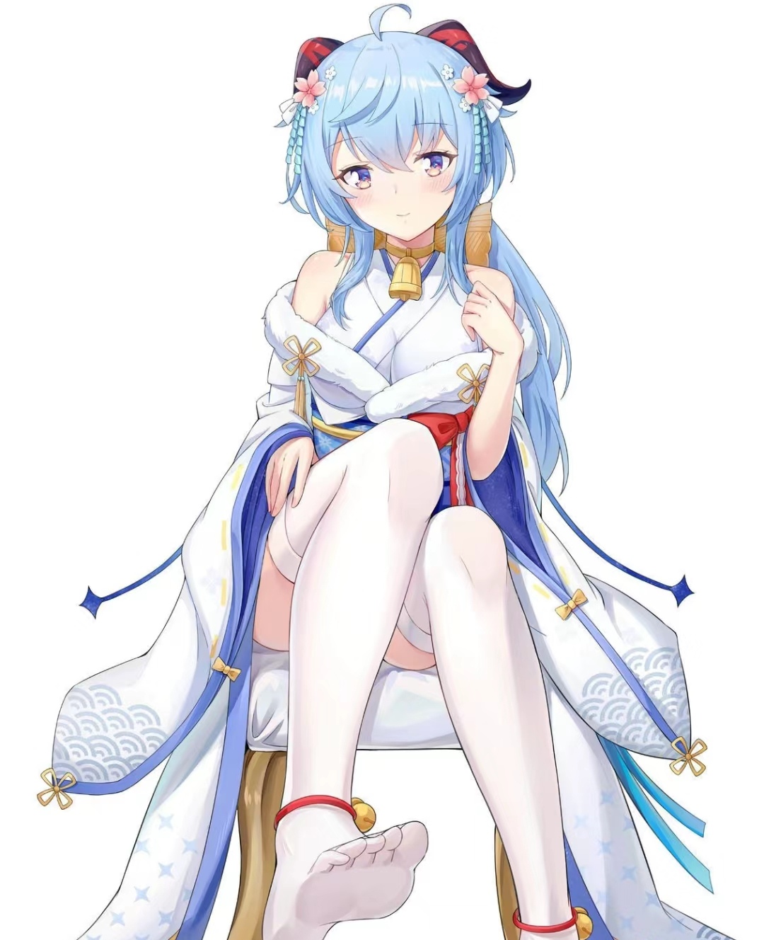 甘雨的玉足也太美了吧#原神