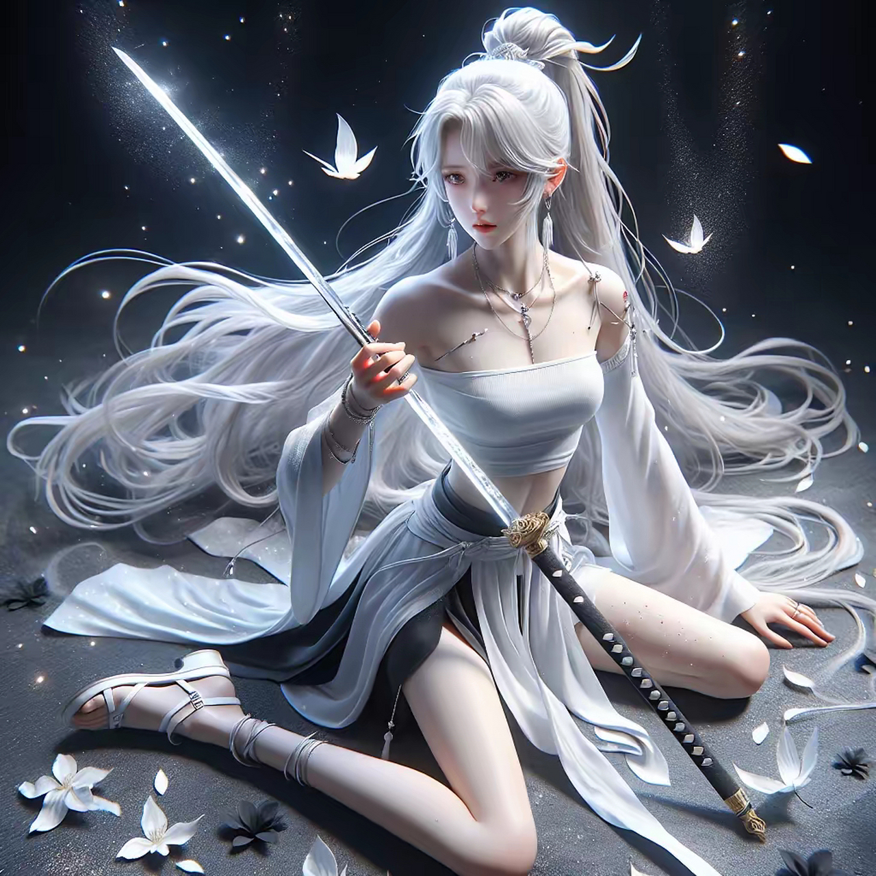 如此美的女剑客,你不着迷吗?[你懂的]