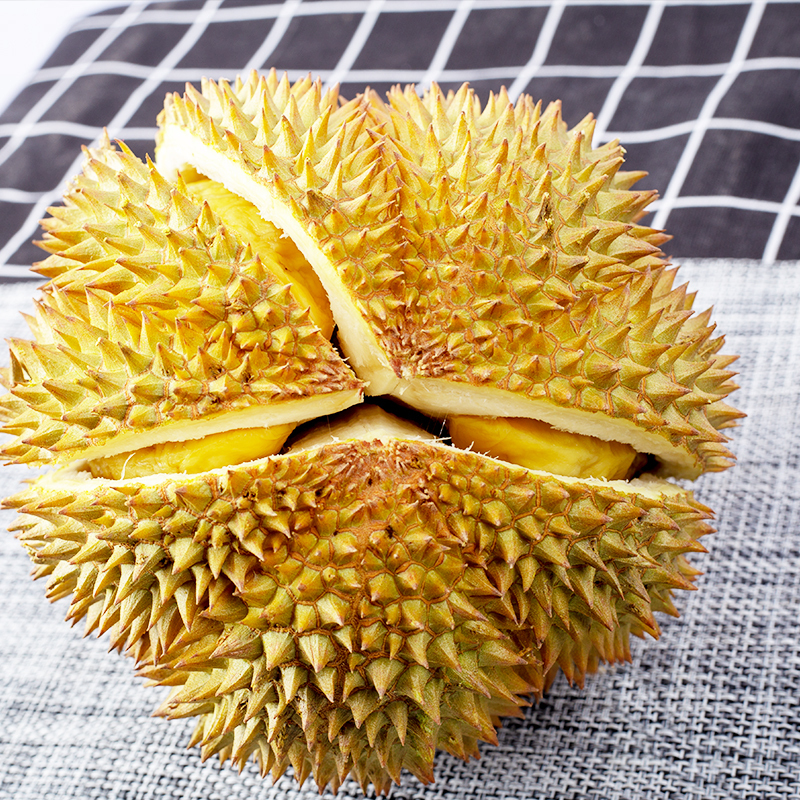 在榴莲的众多品种中,金腰榴莲和金枕榴莲以其独特的魅力吸引了无数