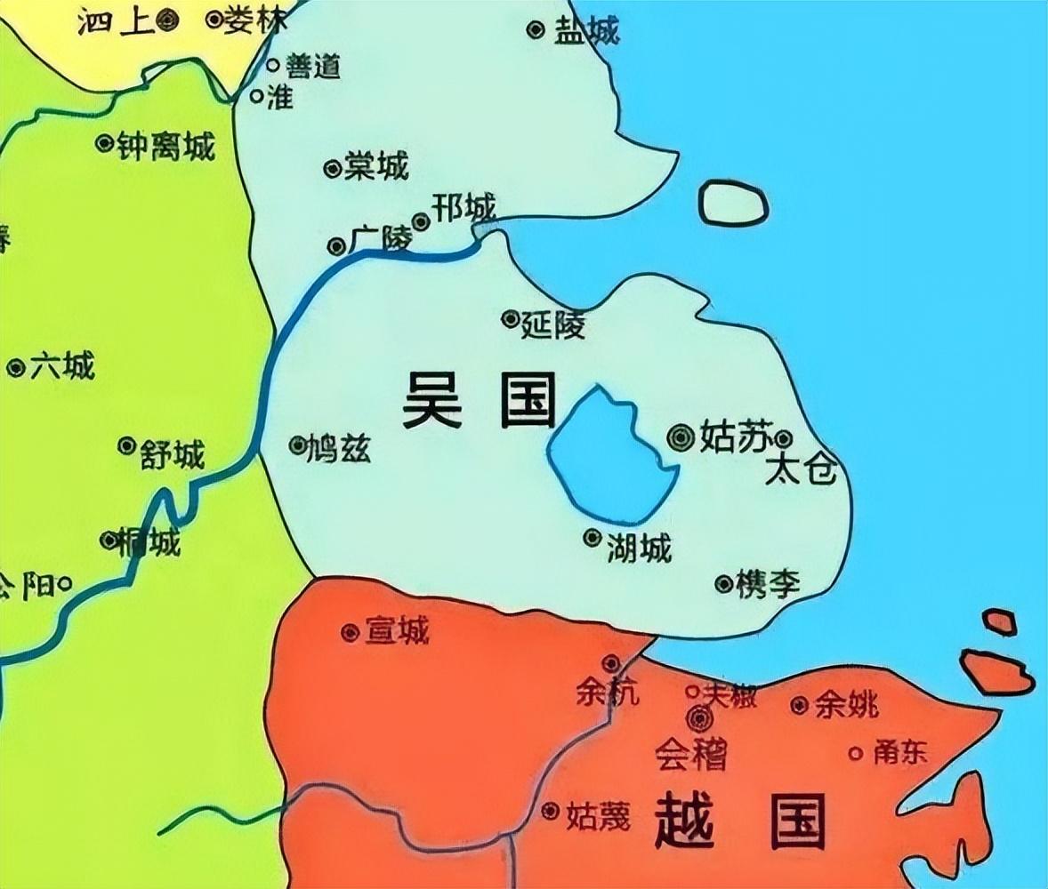 东周诸侯国地图图片