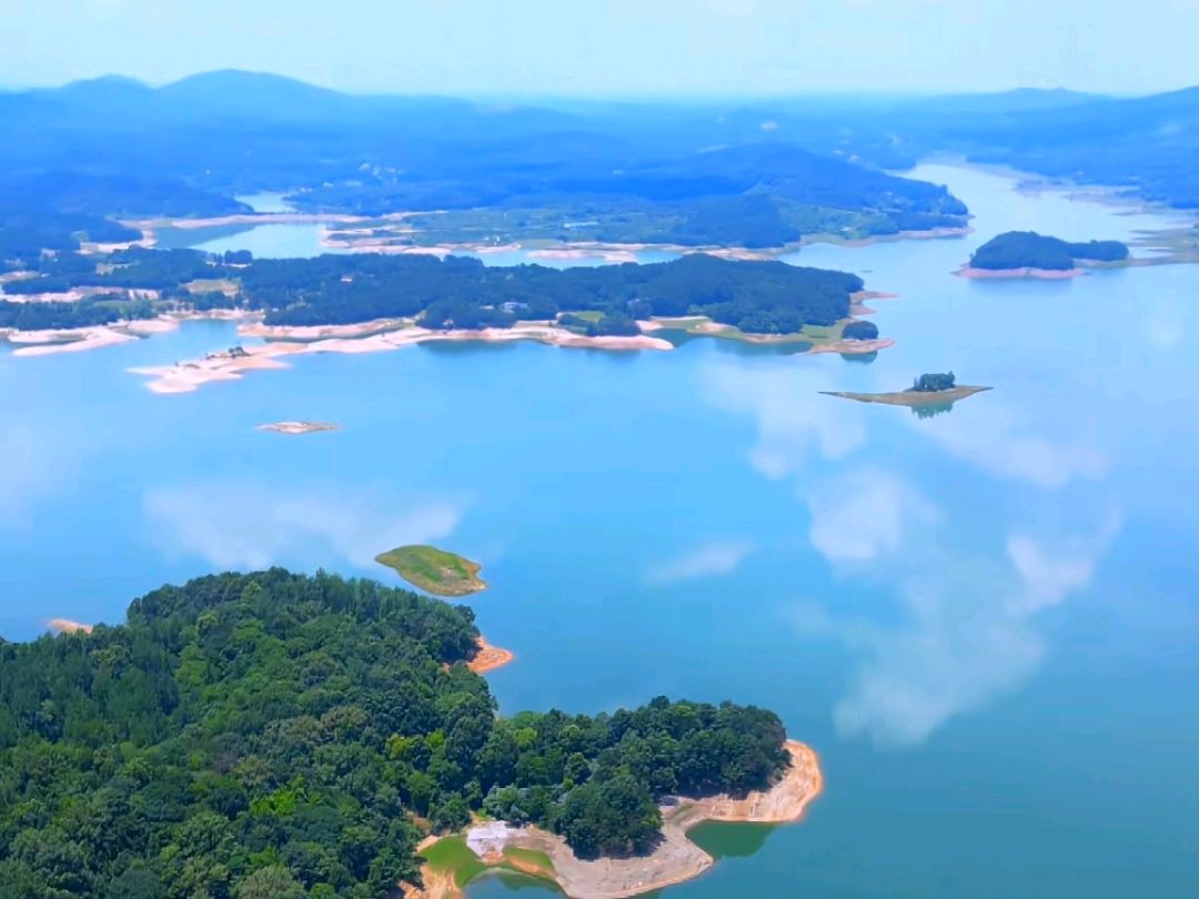 信阳石山口水库图片