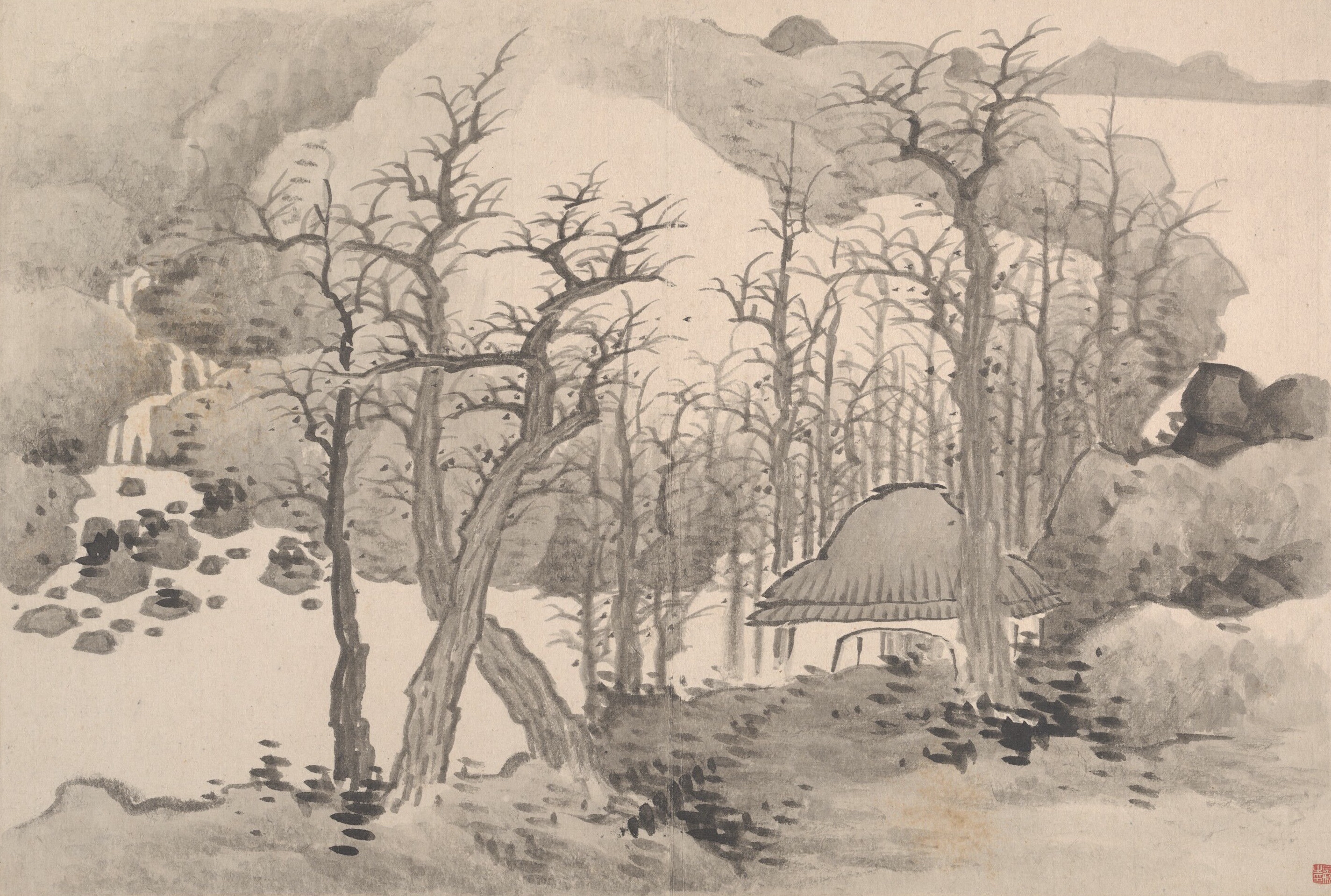 龚贤——清凉山中的阿兰若