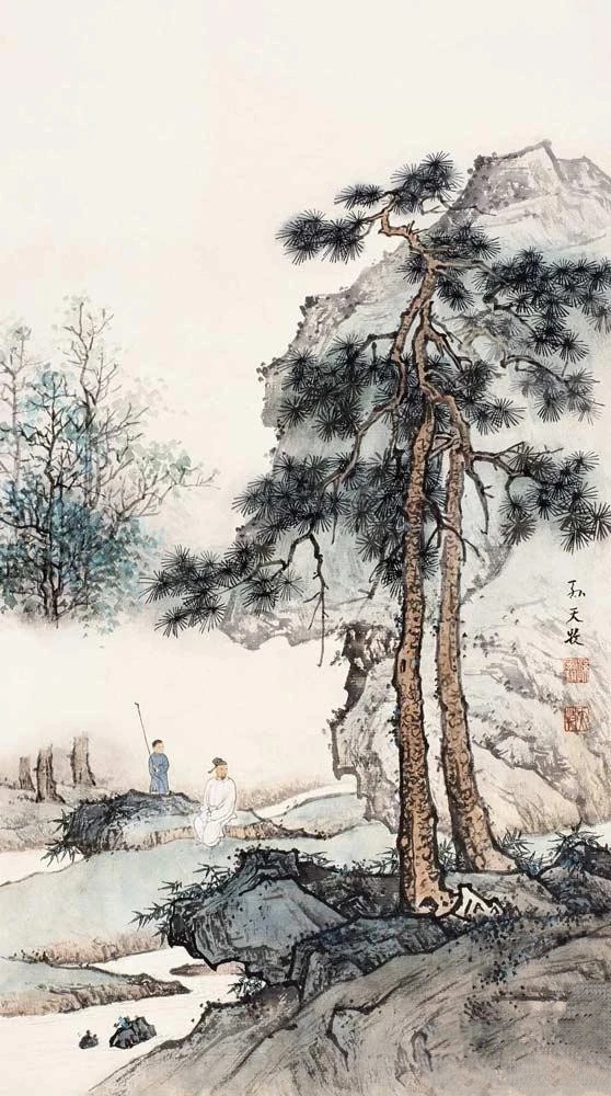 身怀淡泊名利,宁静致远的境界——北派山水画家孙天牧老师山水作品