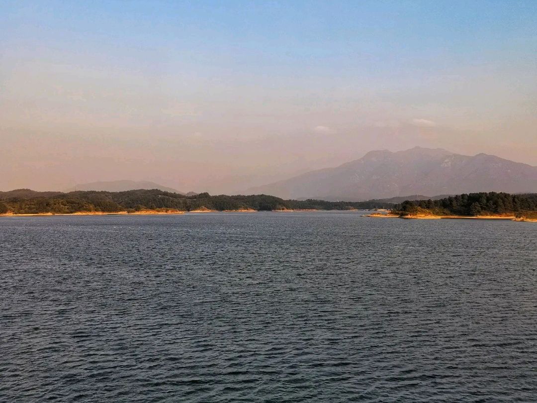 信阳石山口水库图片