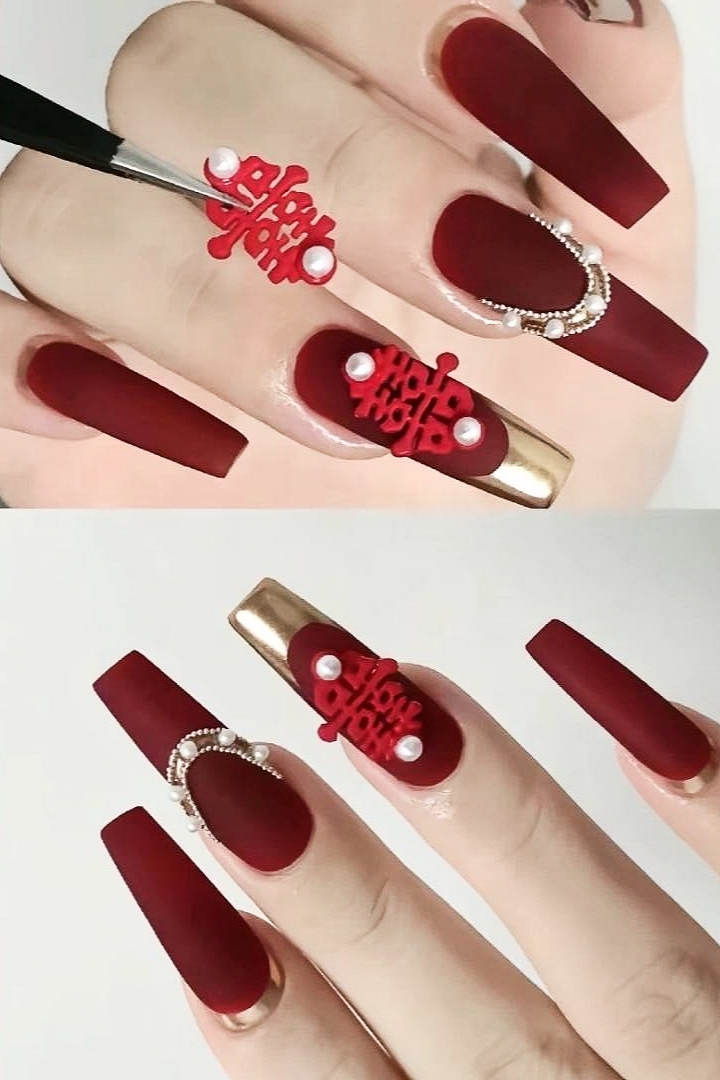 打造完美新娘红美甲,让你的婚礼更加惊艳!