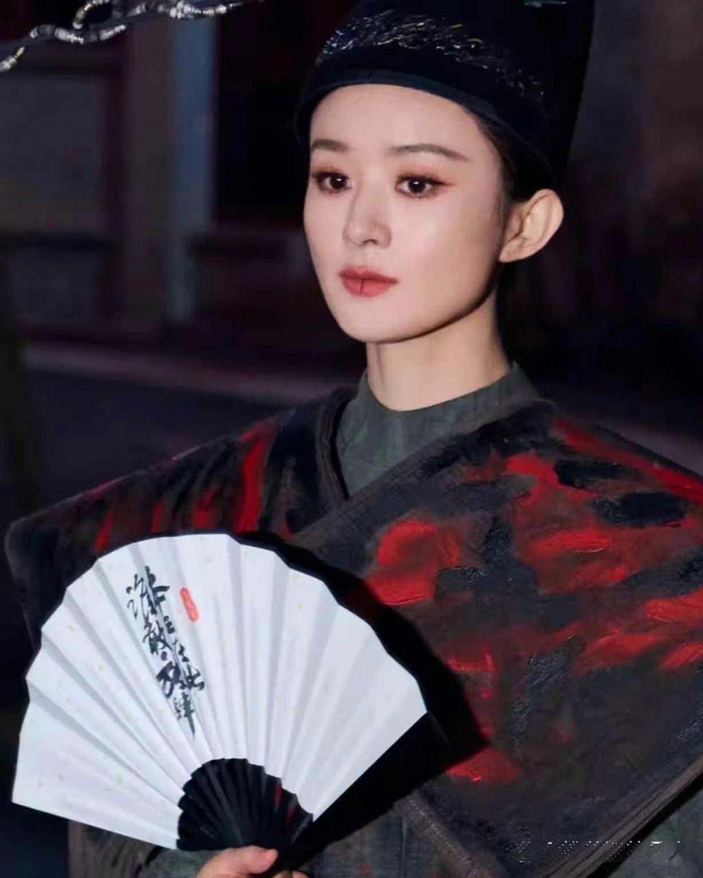 赵丽颖女扮男装真的好有气质