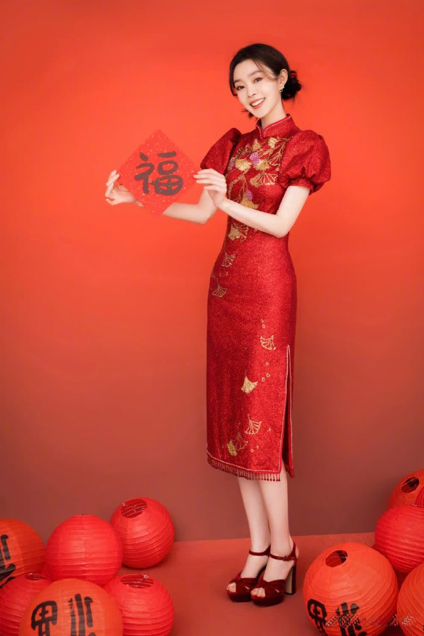 宋轶的旗袍造型优雅的气质