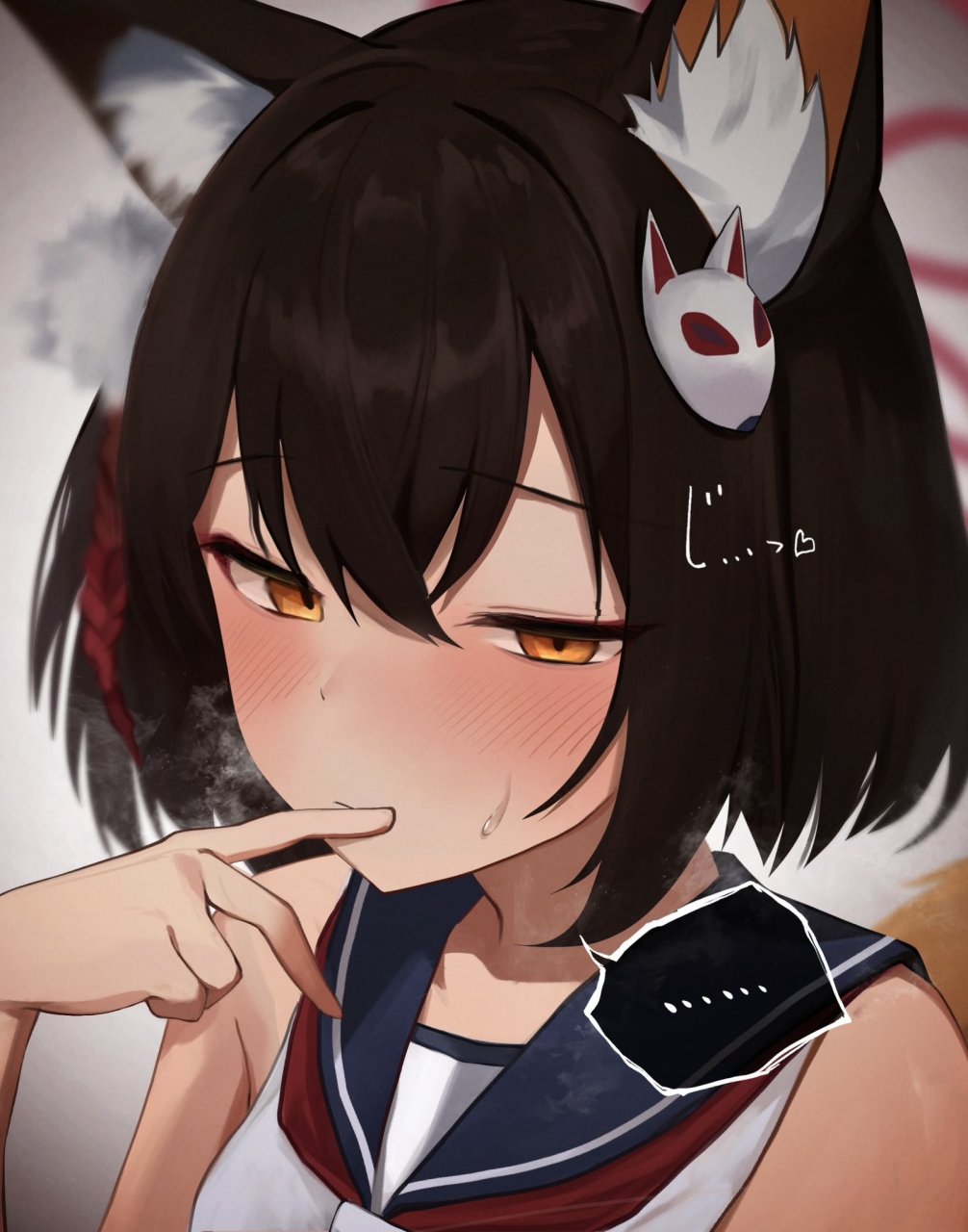 碧蓝档案# 感觉泉奈快要热坏了啊[三哈] twi:@dio_nand