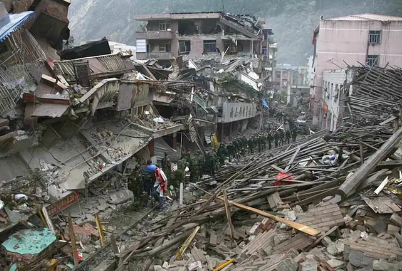 汶川地震封禁图片