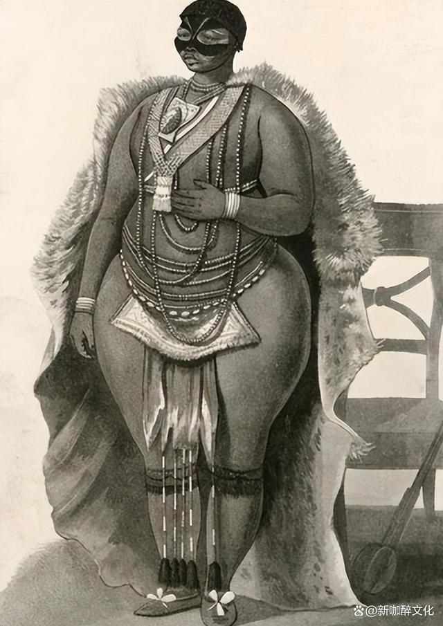 1810年,21岁非洲女孩被扒光衣服放进铁笼,死后被做成标本