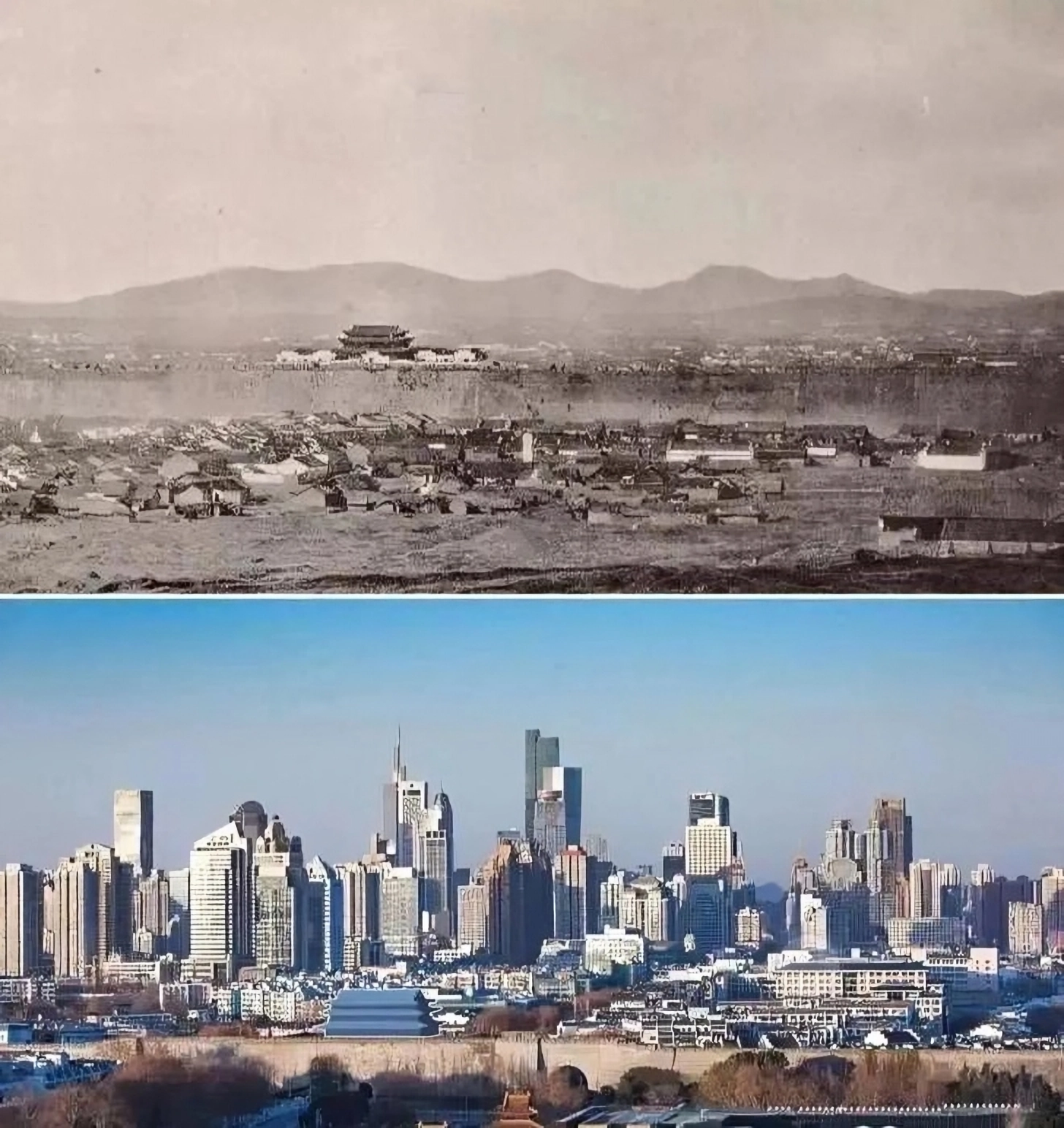 今昔对比:中华民族能有今天,是因为未曾忘却曾经的苦难!