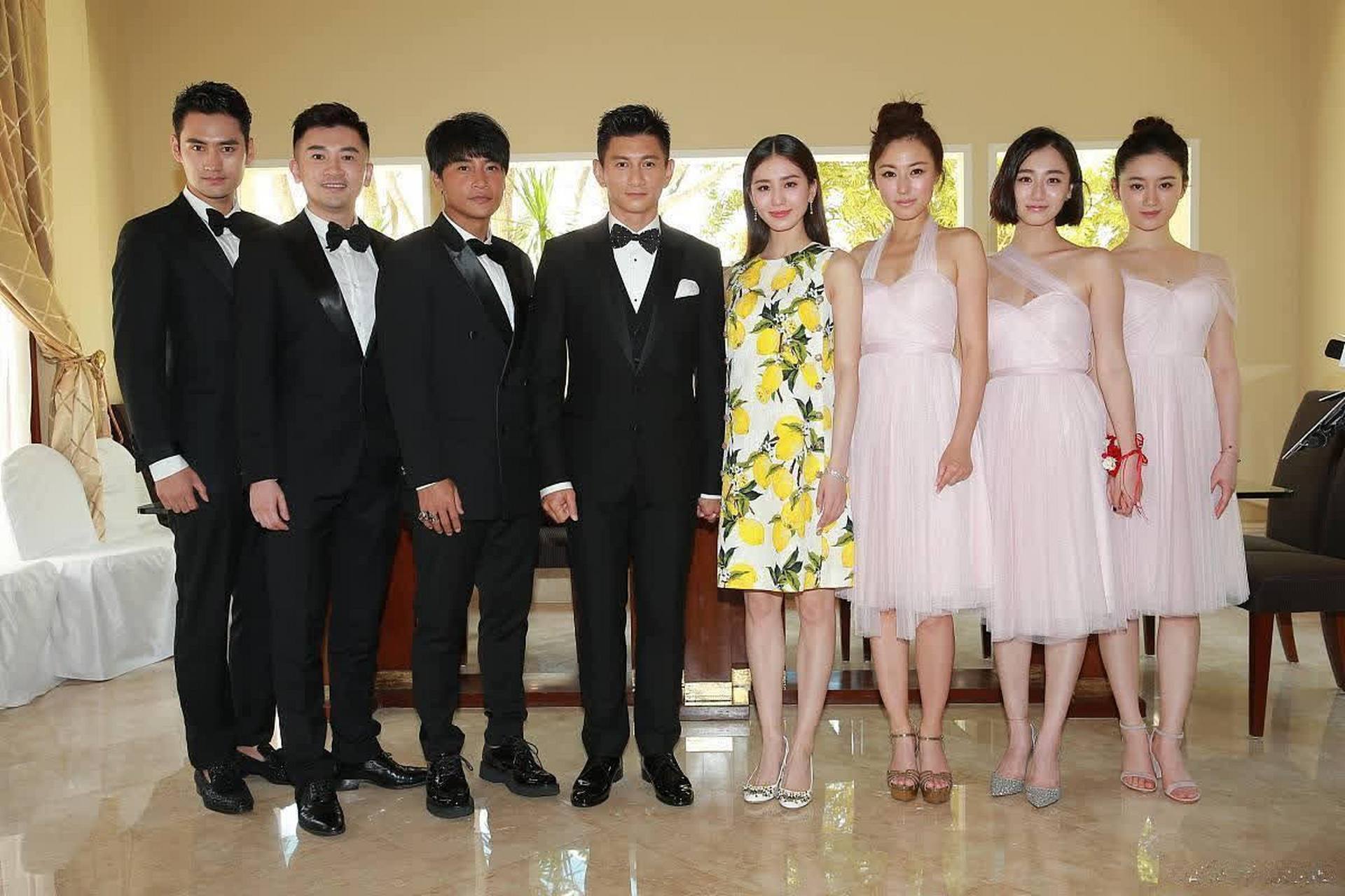 刘诗诗和吴奇隆婚礼的伴娘