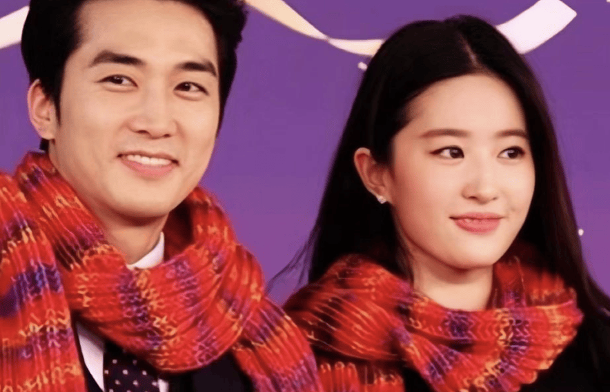 刘亦菲唯一公开过的男友韩国帅哥宋承宪,你们看看帅不帅?