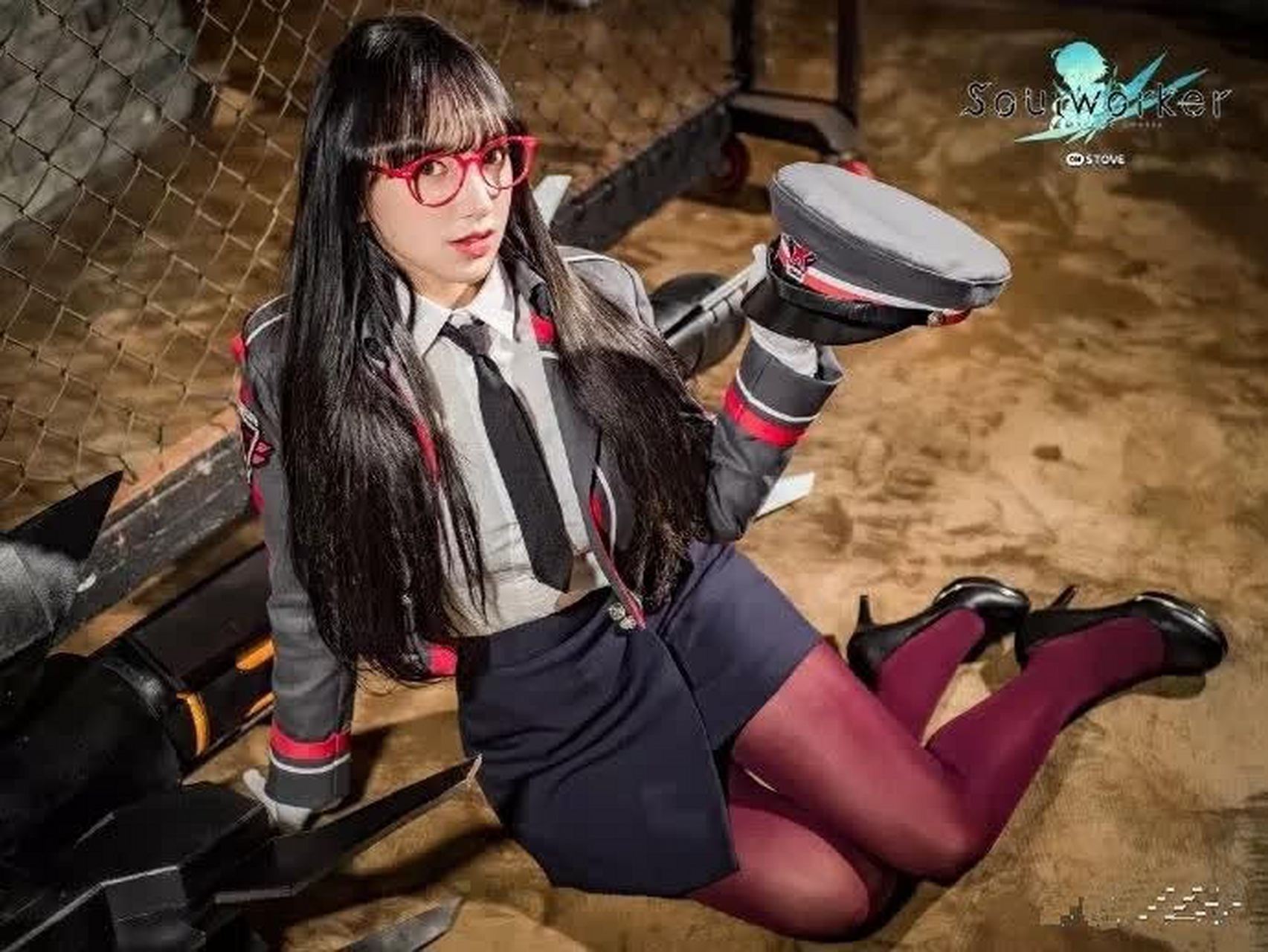 程潇红色丝袜大片