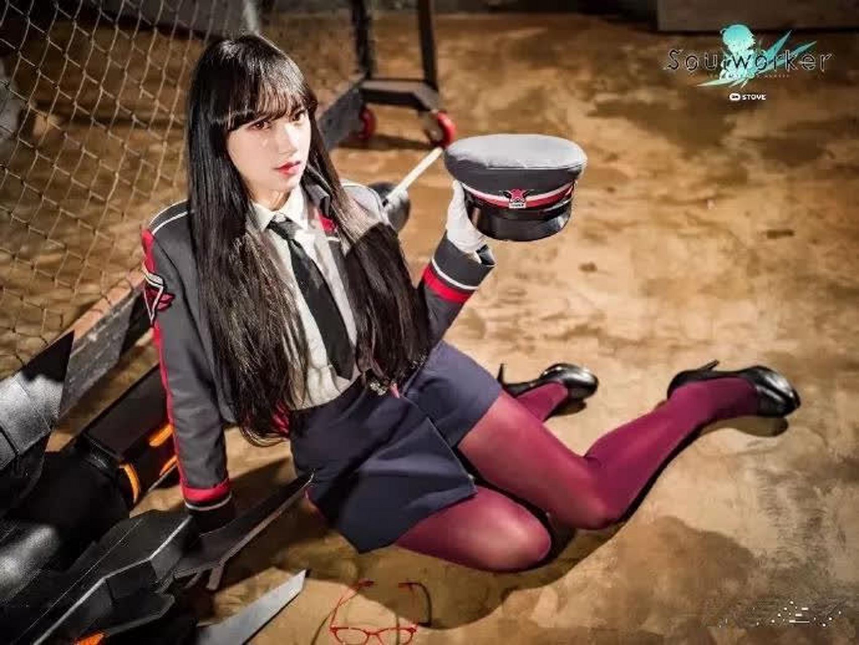 程潇红色丝袜大片