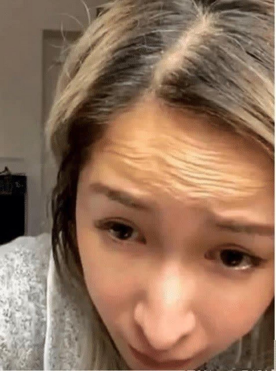 萧亚轩卸妆后照片