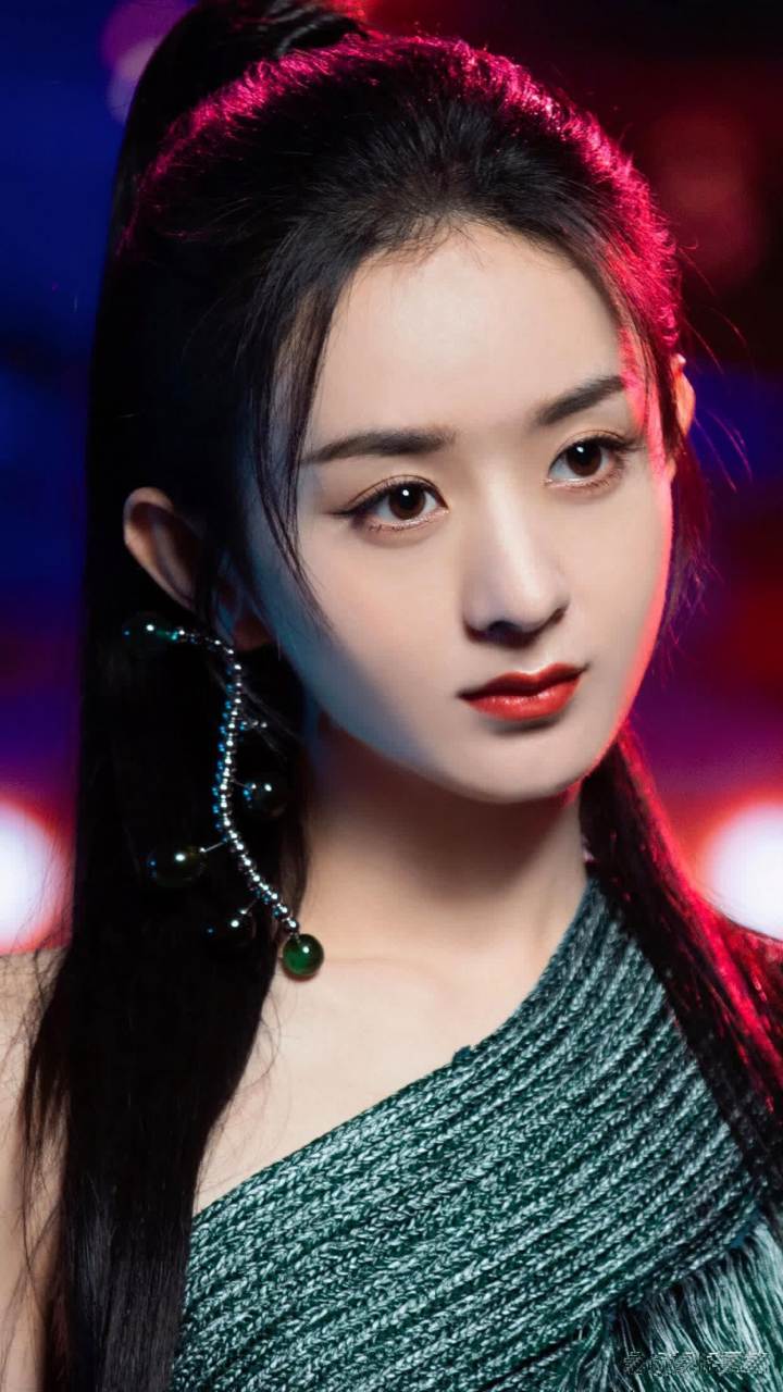 赵丽颖高马尾造型大片写真