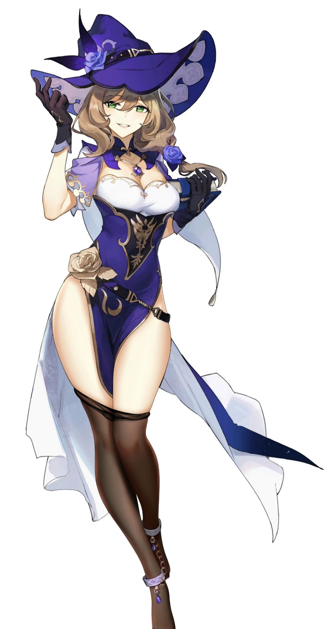 穿黑丝的丽莎也太美了#原神