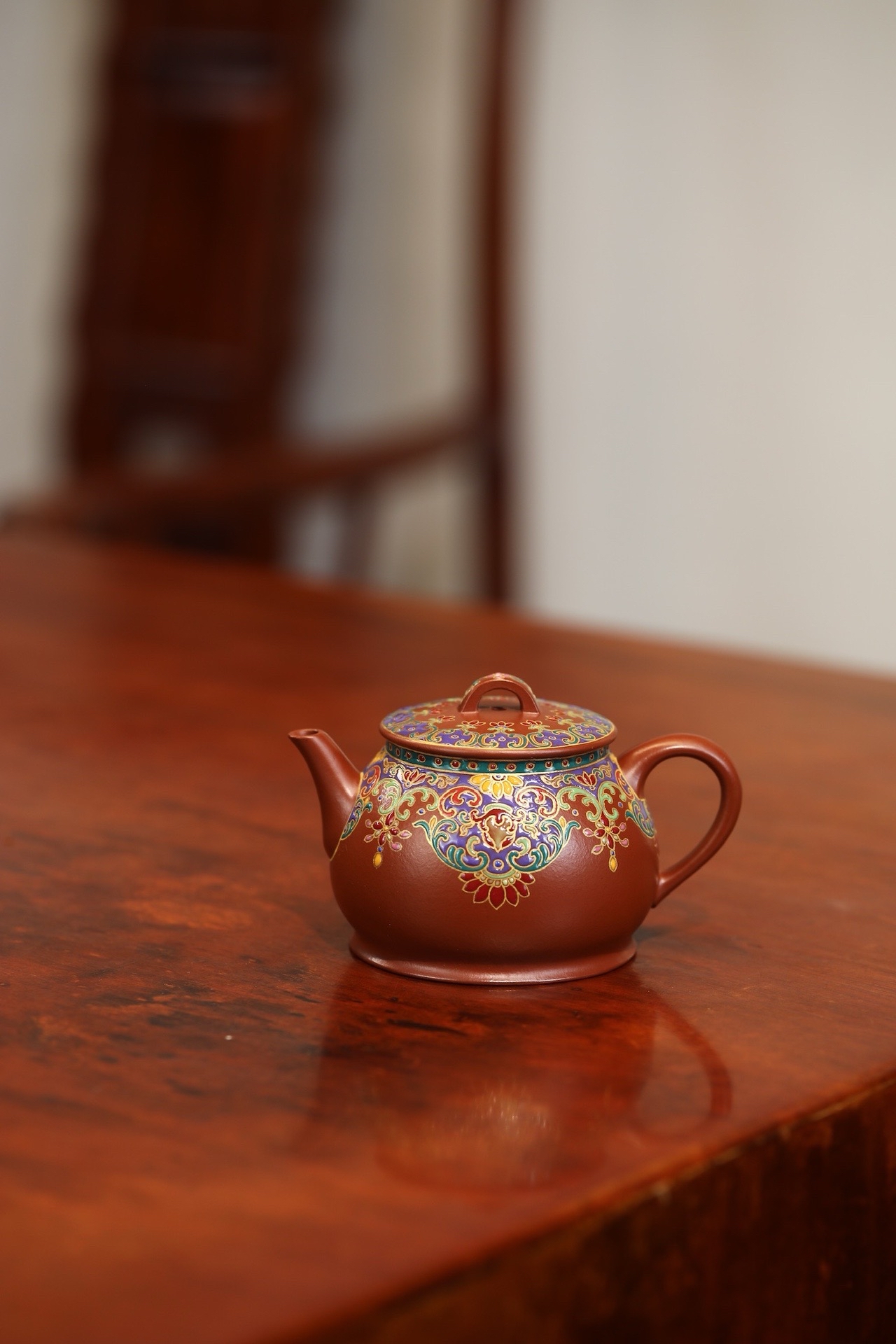 /容量200cc/极品朱泥 袅袅烟如梦,悠然出紫砂;茶禅