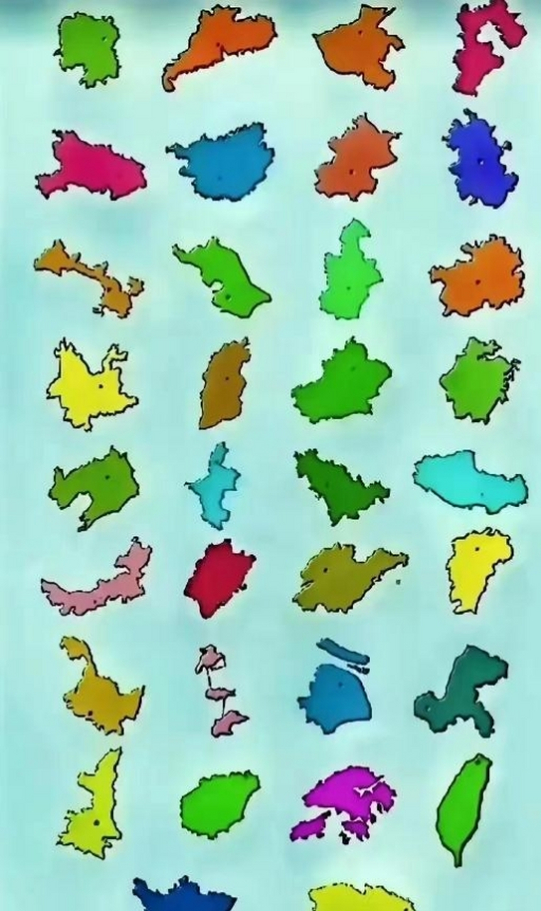 各国的地图形状,真有才笑死我了!