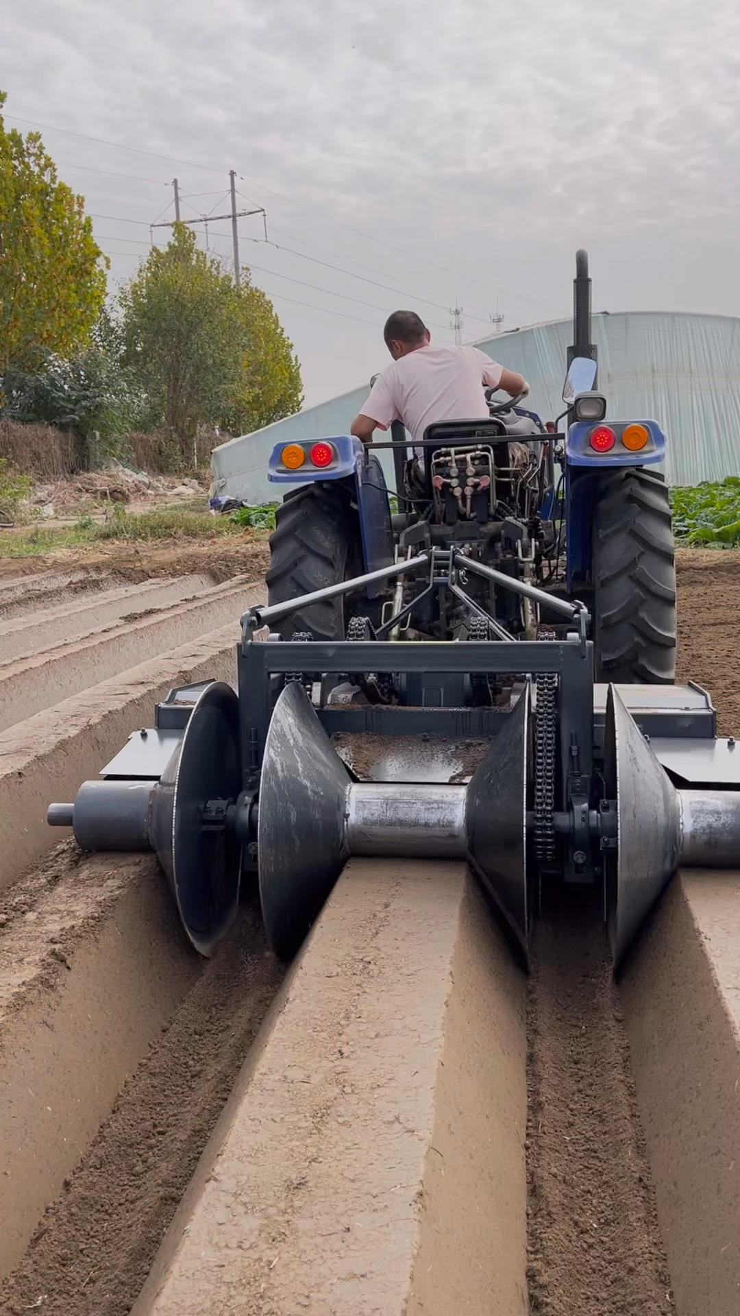 草莓开沟起垄机,草莓起垄机,开沟起垄一体机