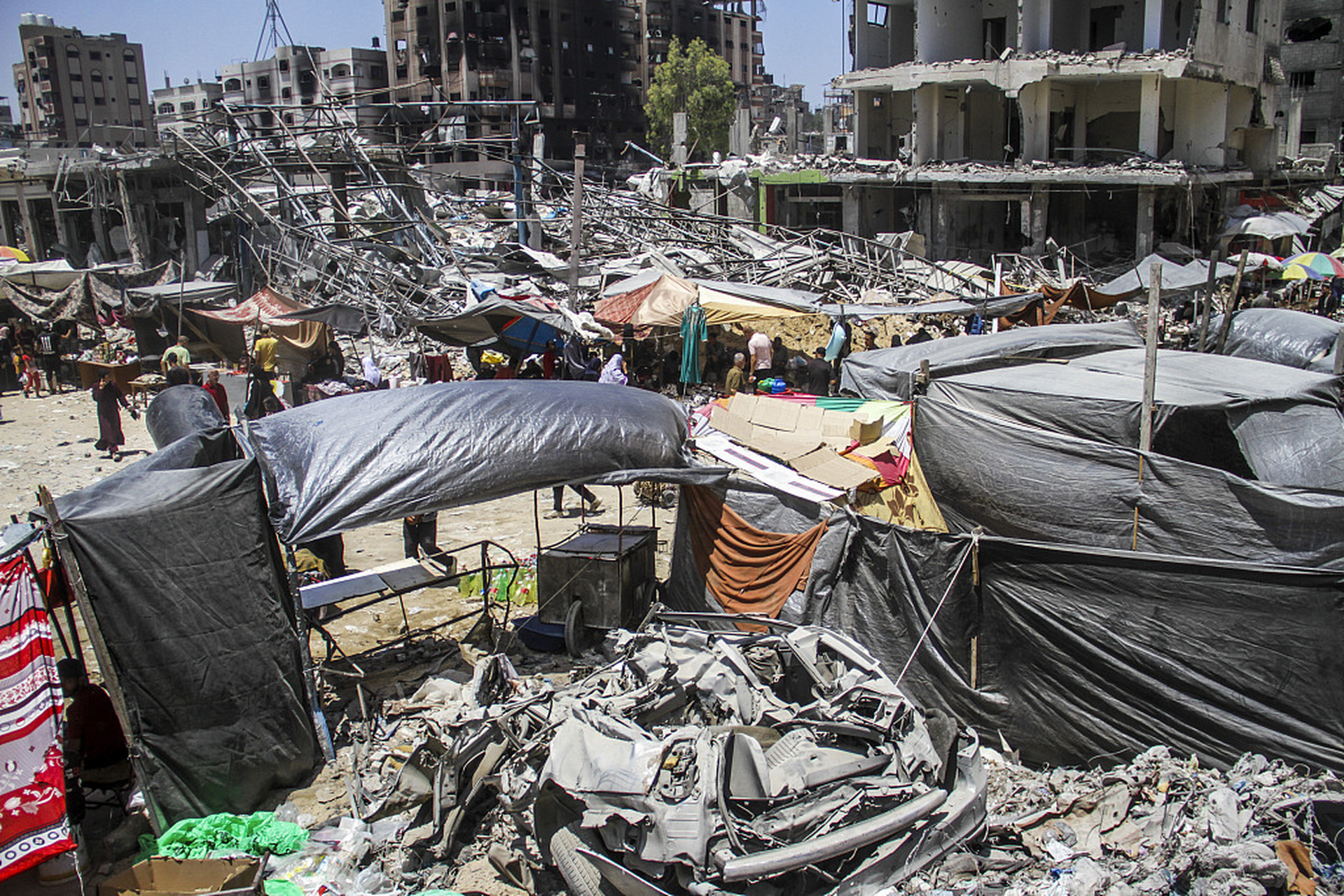 巴勒斯坦卫生部门最新数据显示,以色列军队在加沙地带的军事行动已