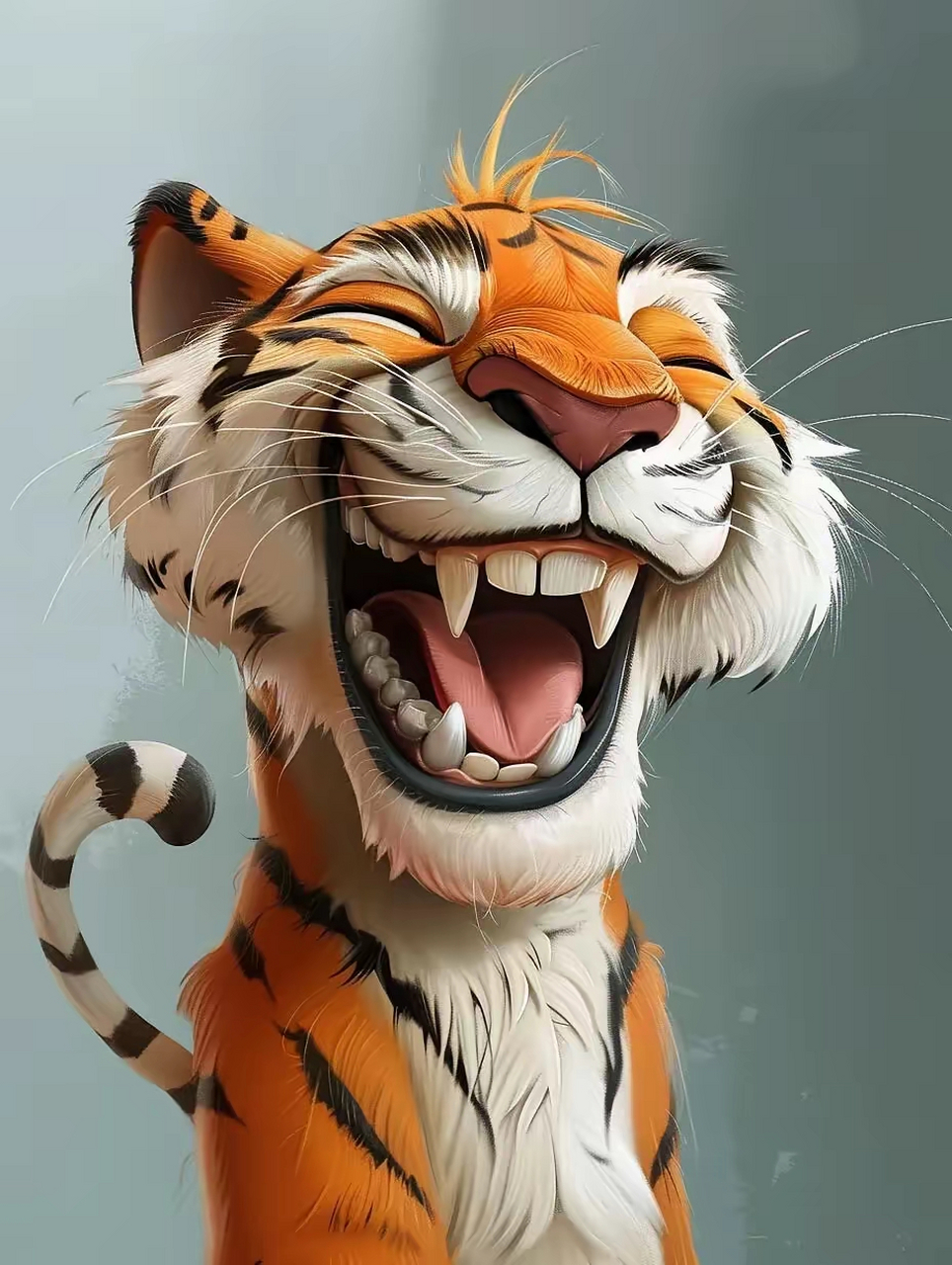 头像分享～笑面虎来了,真的是笑面虎啊