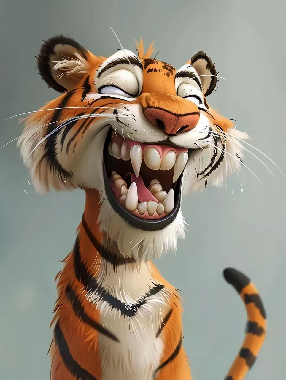 头像分享～笑面虎来了,真的是笑面虎啊