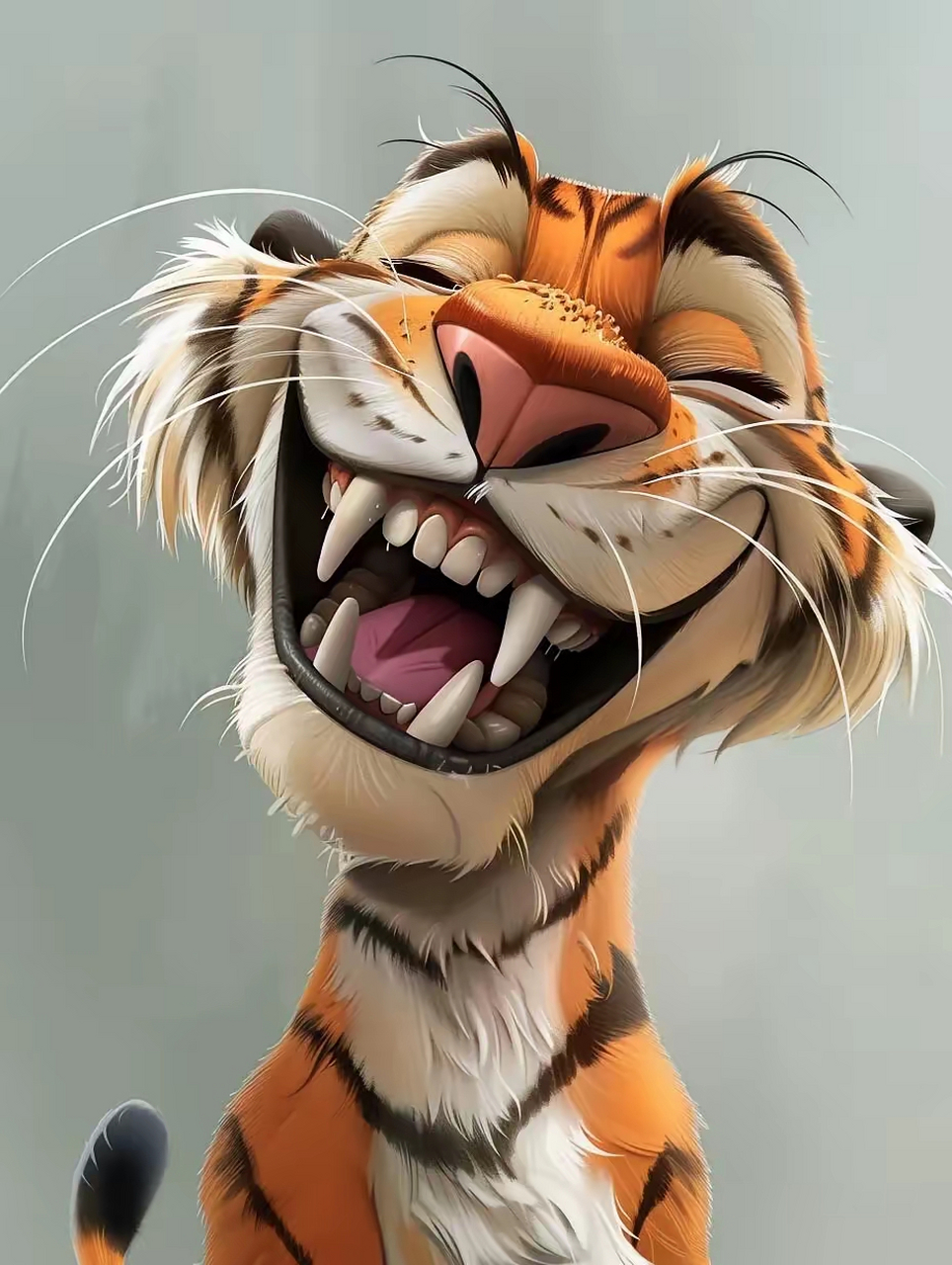 头像分享～笑面虎来了,真的是笑面虎啊