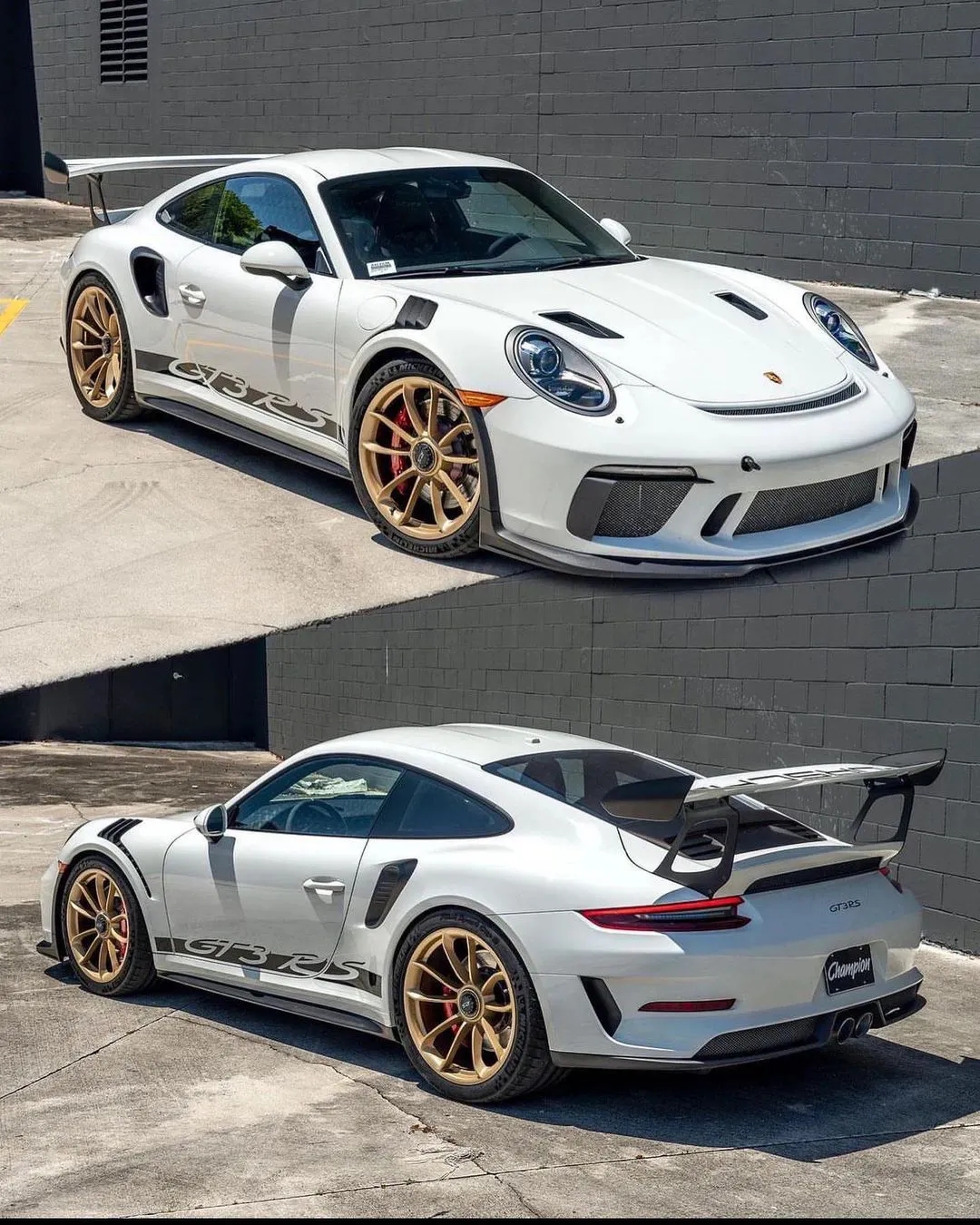 法拉利白色跑车