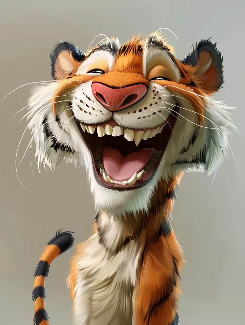 头像分享～笑面虎来了,真的是笑面虎啊