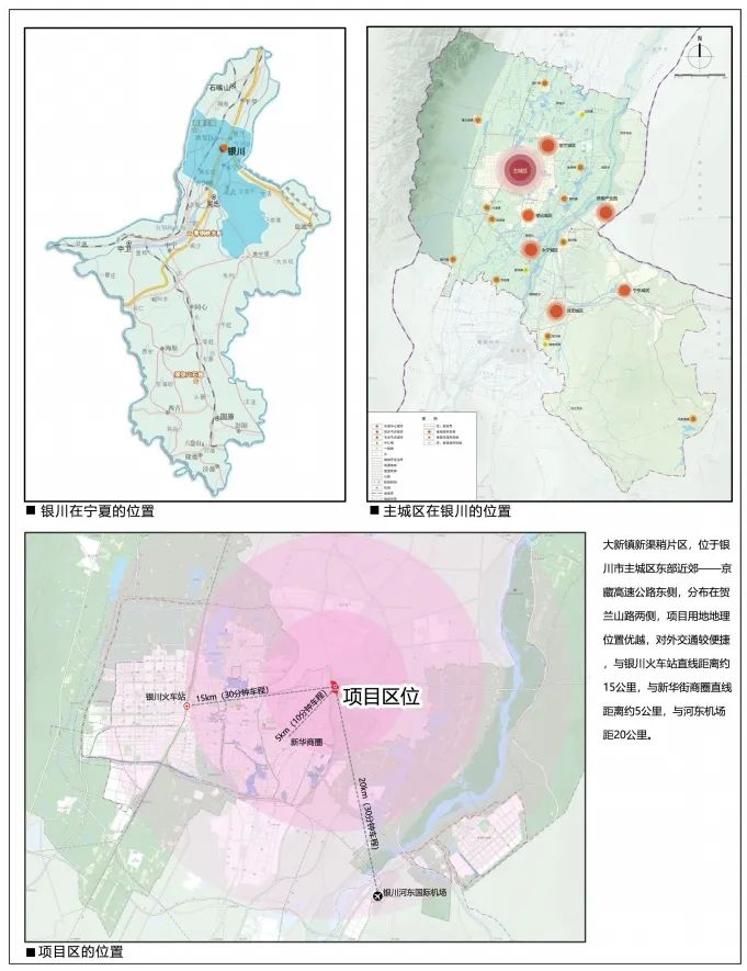 817亩!银川城东大新镇片区控制性详细规划出炉,板块崛起!