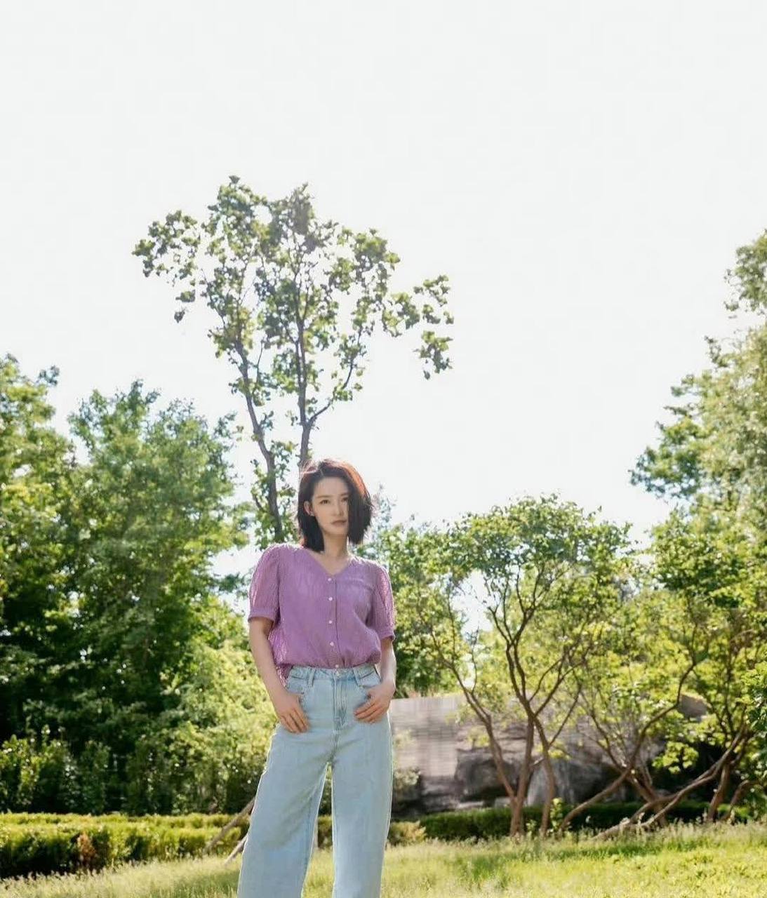 留短发也漂亮的李沁