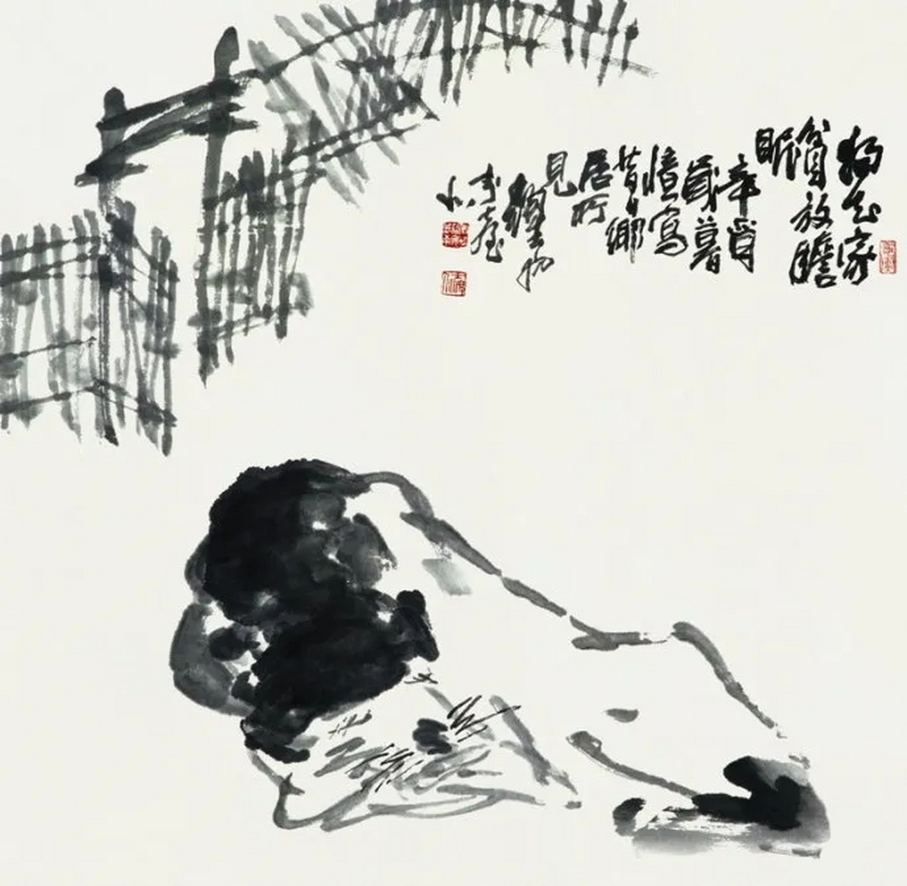 台湾当代十大名画家——沈耀初,大写意花鸟,令人称绝!