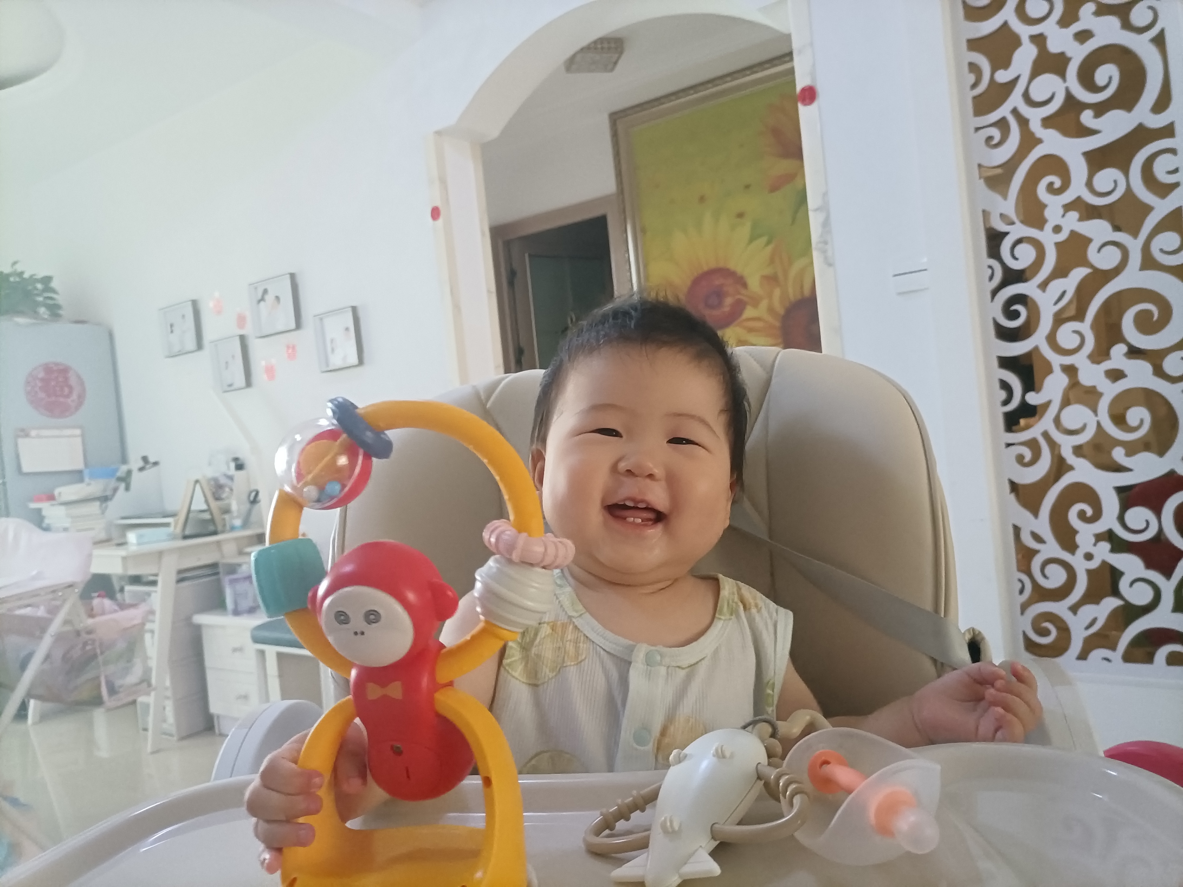 属于小泵儿的快乐.#百度妈妈圈