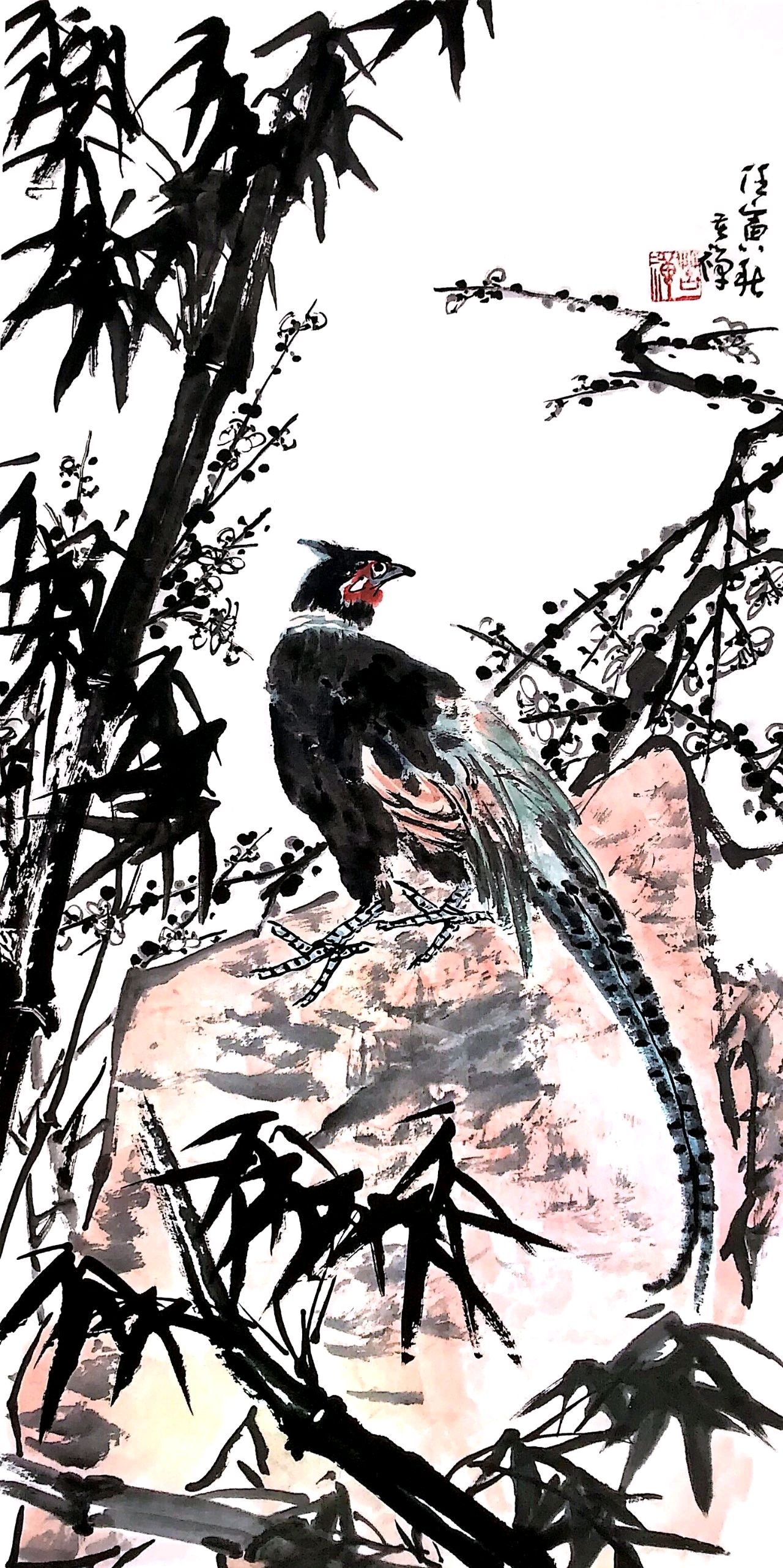李苦禅《大师笔下的锦鸡》